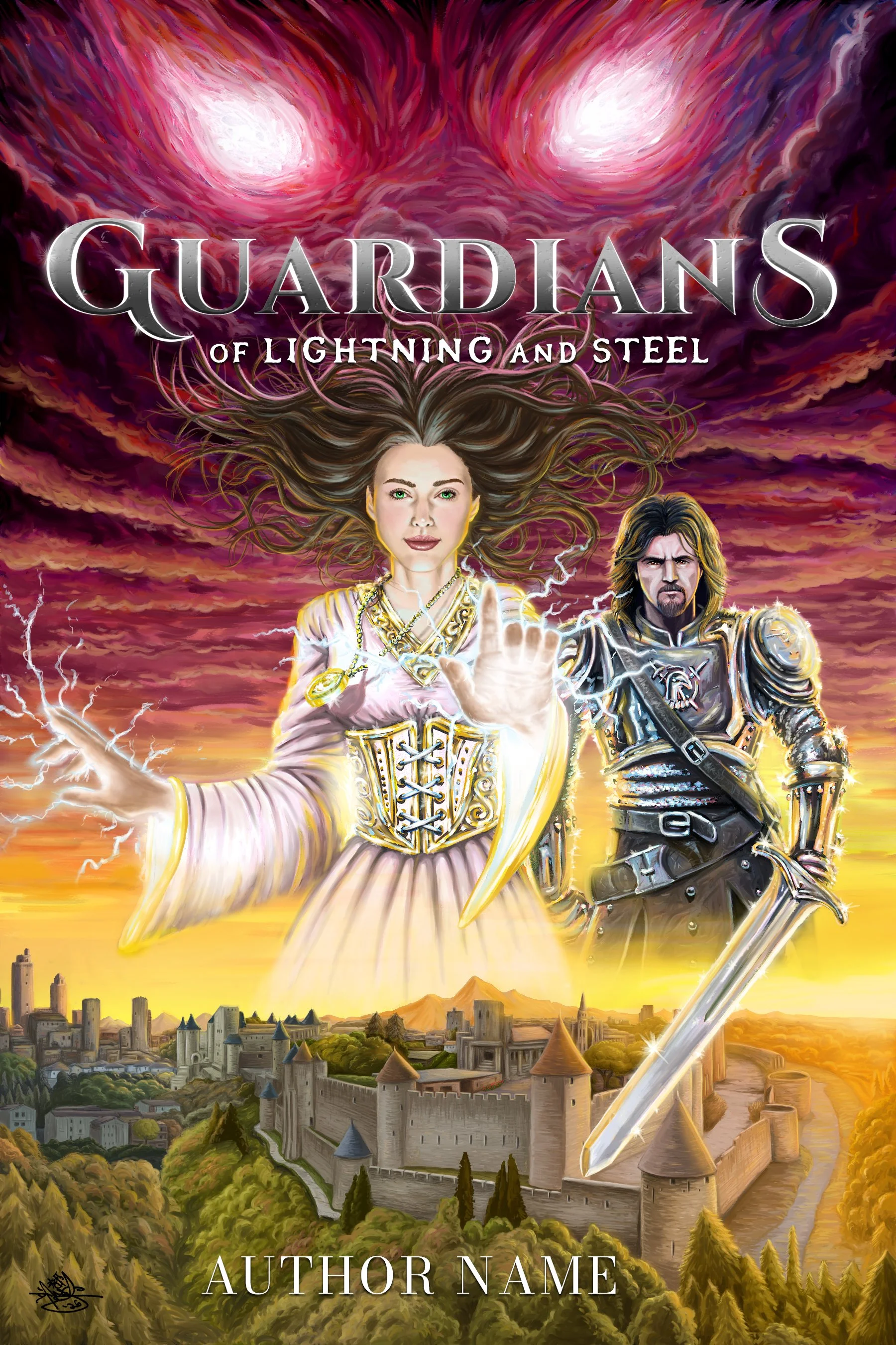Premade Fantasy Adventure cover available.