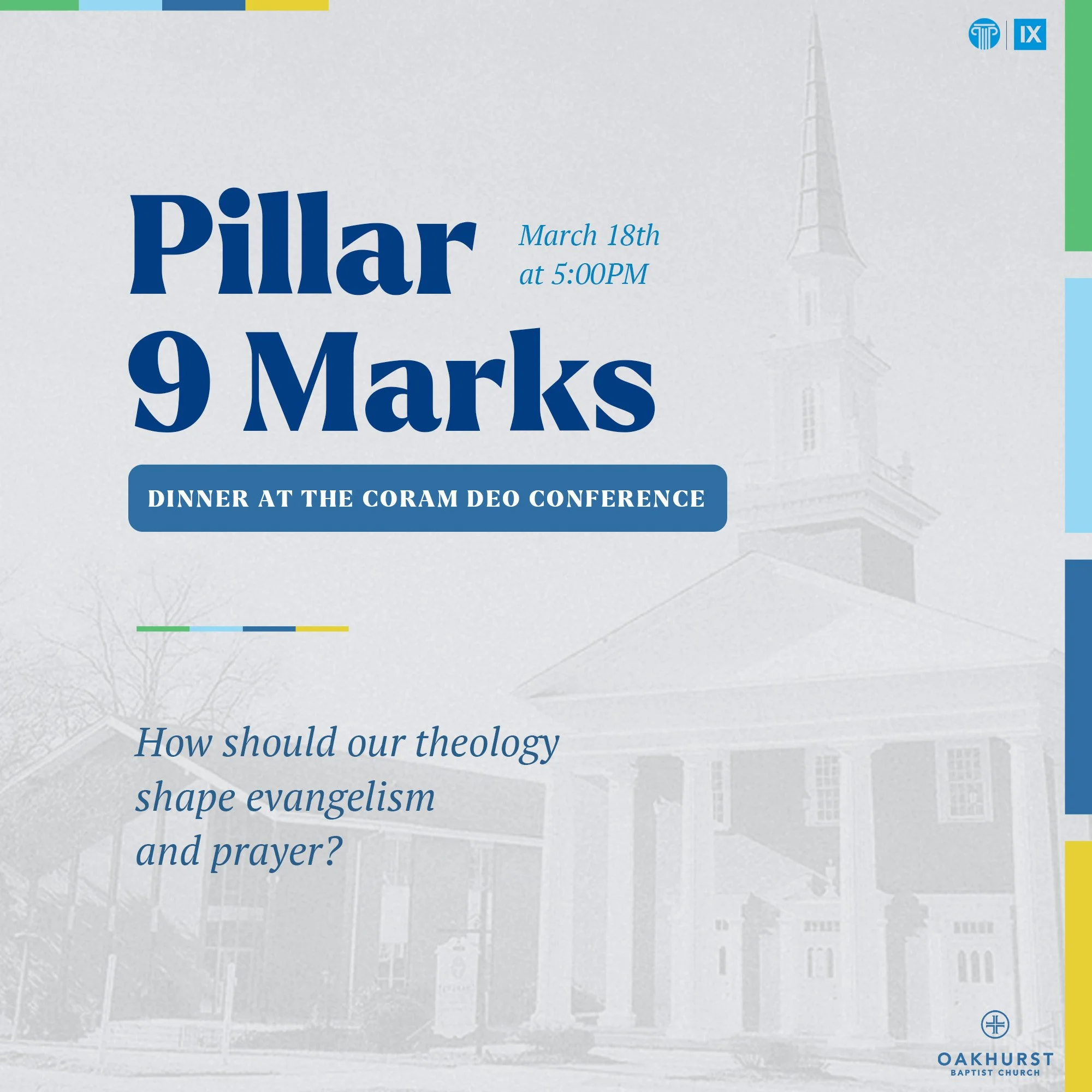 Pillar Dinner &amp; Panel at Coram Deo 2026