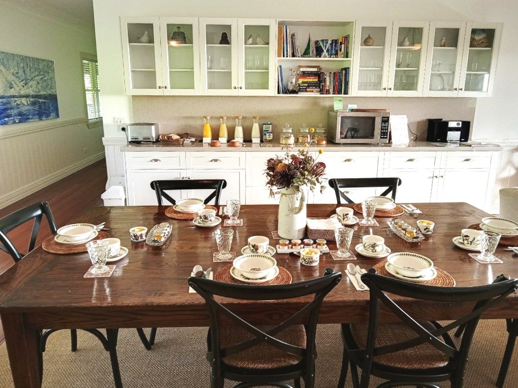 The Bryn dining area