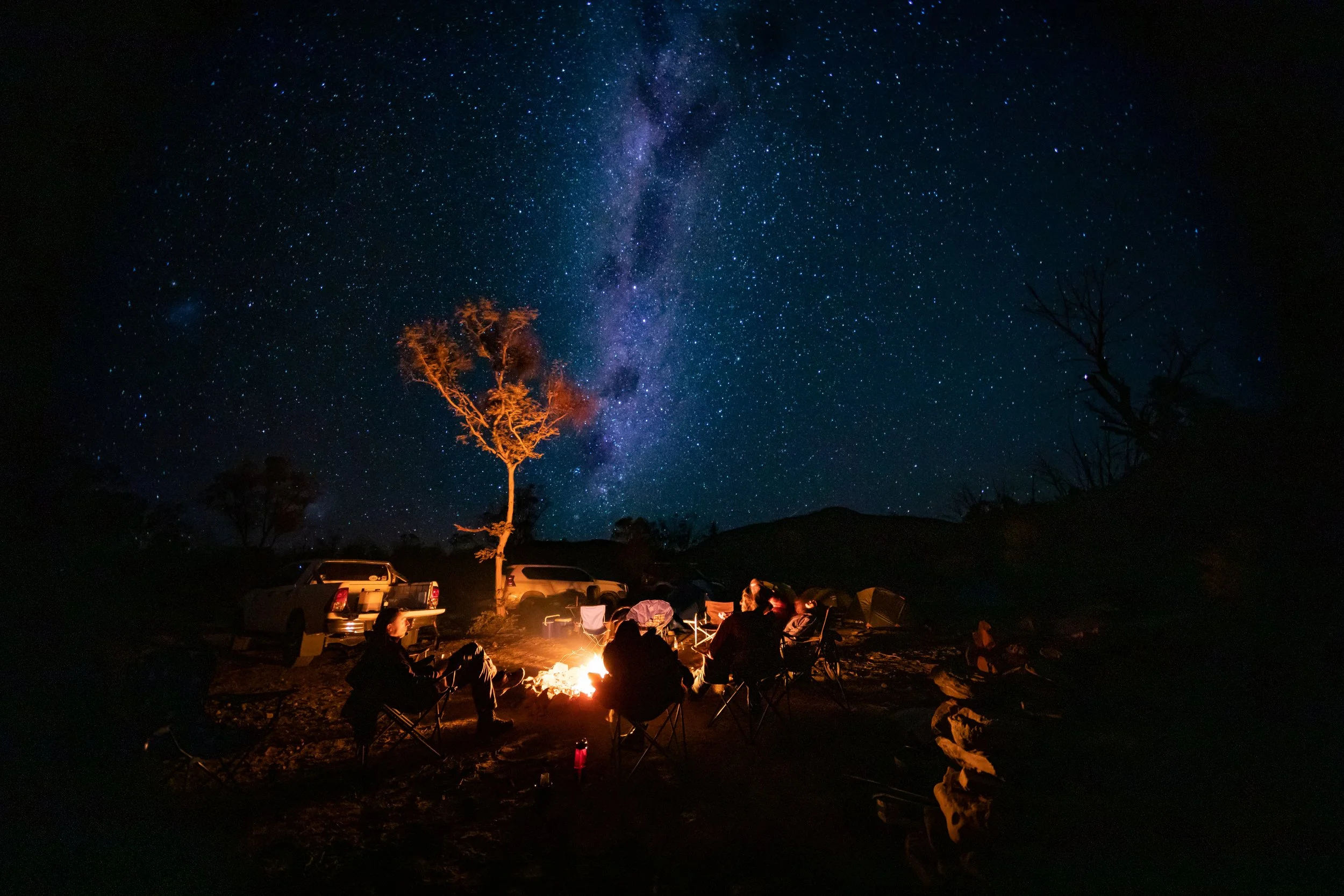 Camping at Arkaroola - lifestyle image for Zonte's Footstep