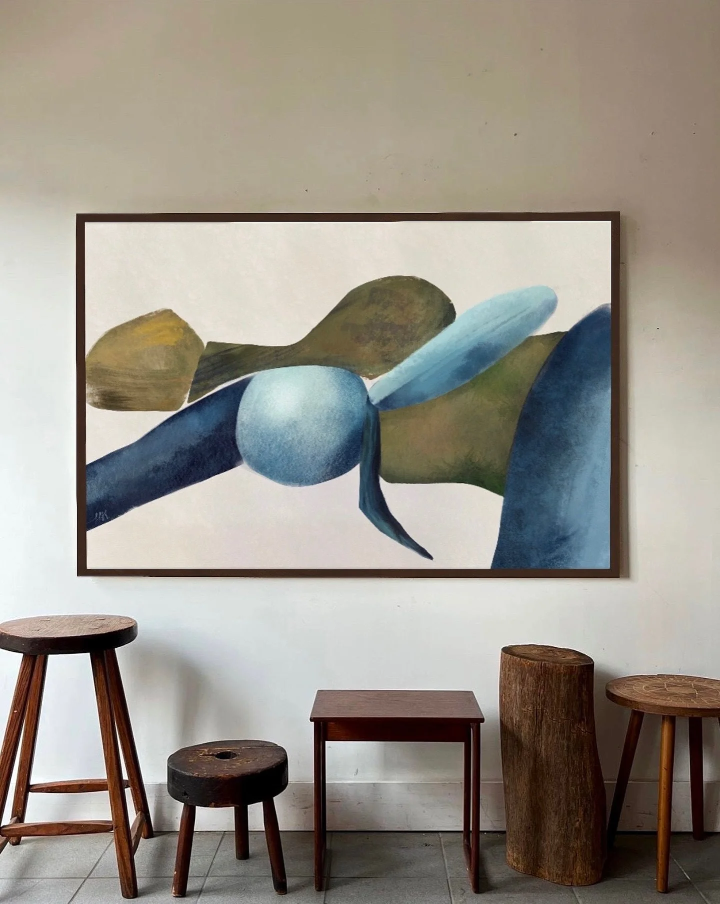 STONE 💙
Limited edition prints available through my website. 

#minimalart #abstractart #artprints #decor #homedecor