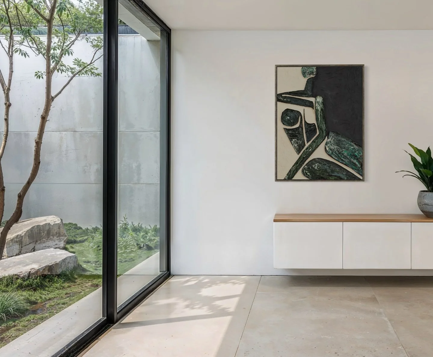 ALPI - my green goddess. 

bold - abstract -modern -feminine 

Available through my website now