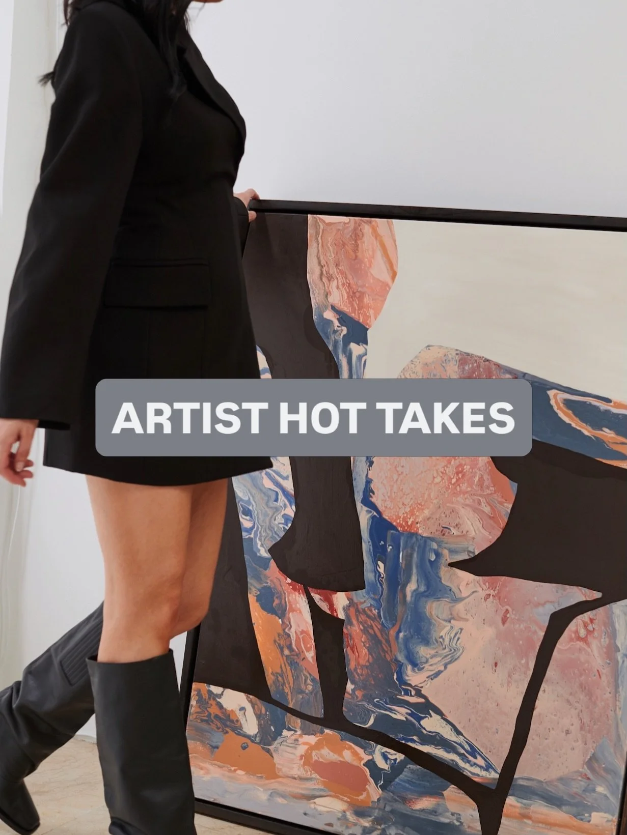 Am I right or am I right? I&rsquo;d love to know which one resonates with you. 💙 drop it below. 

#artistlife #contemporaryart #artcollector #abstractartist #artstudio