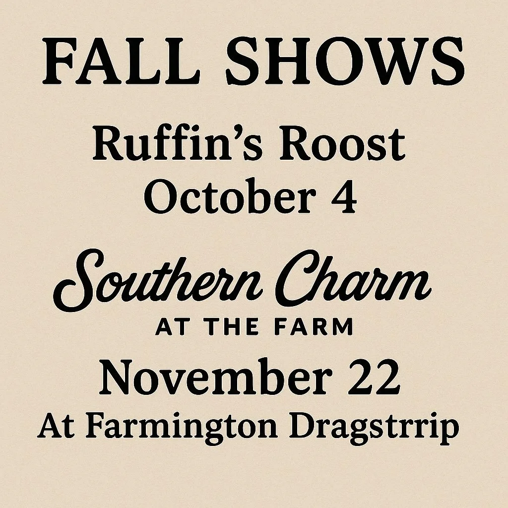 @ruffinsroost 
@southerncharmatthefarm