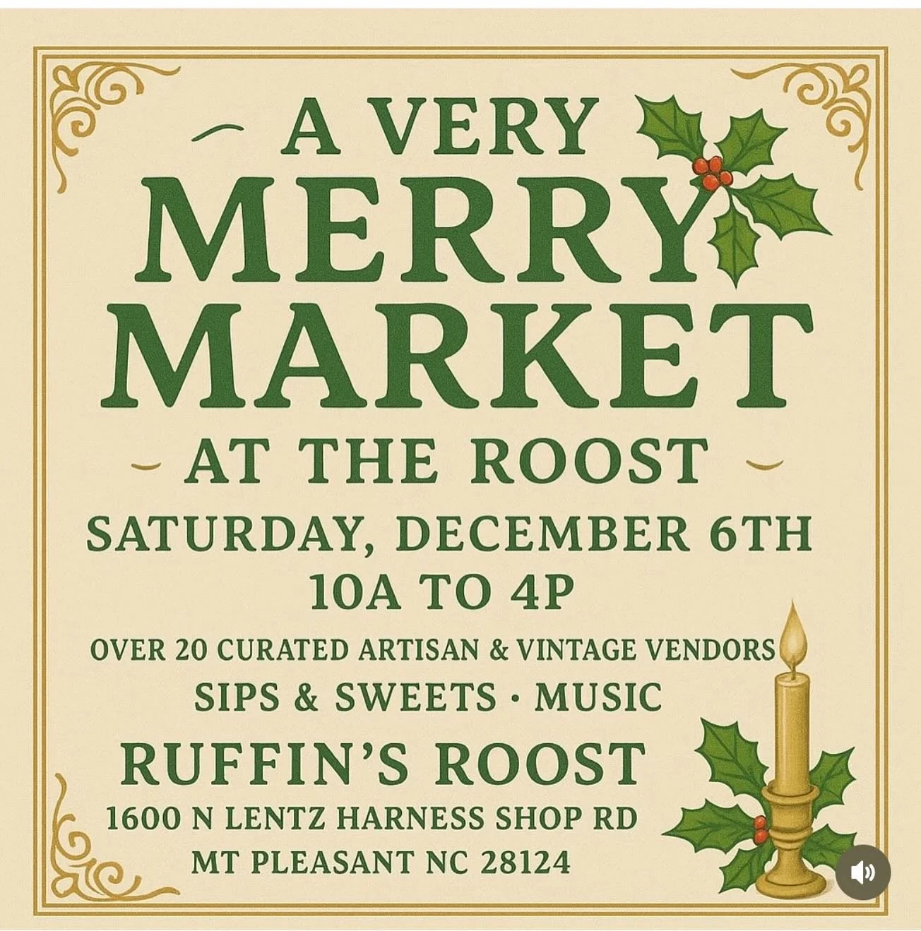 Here is my next show!!! COME SEE US and the beautiful location @ruffinsroost