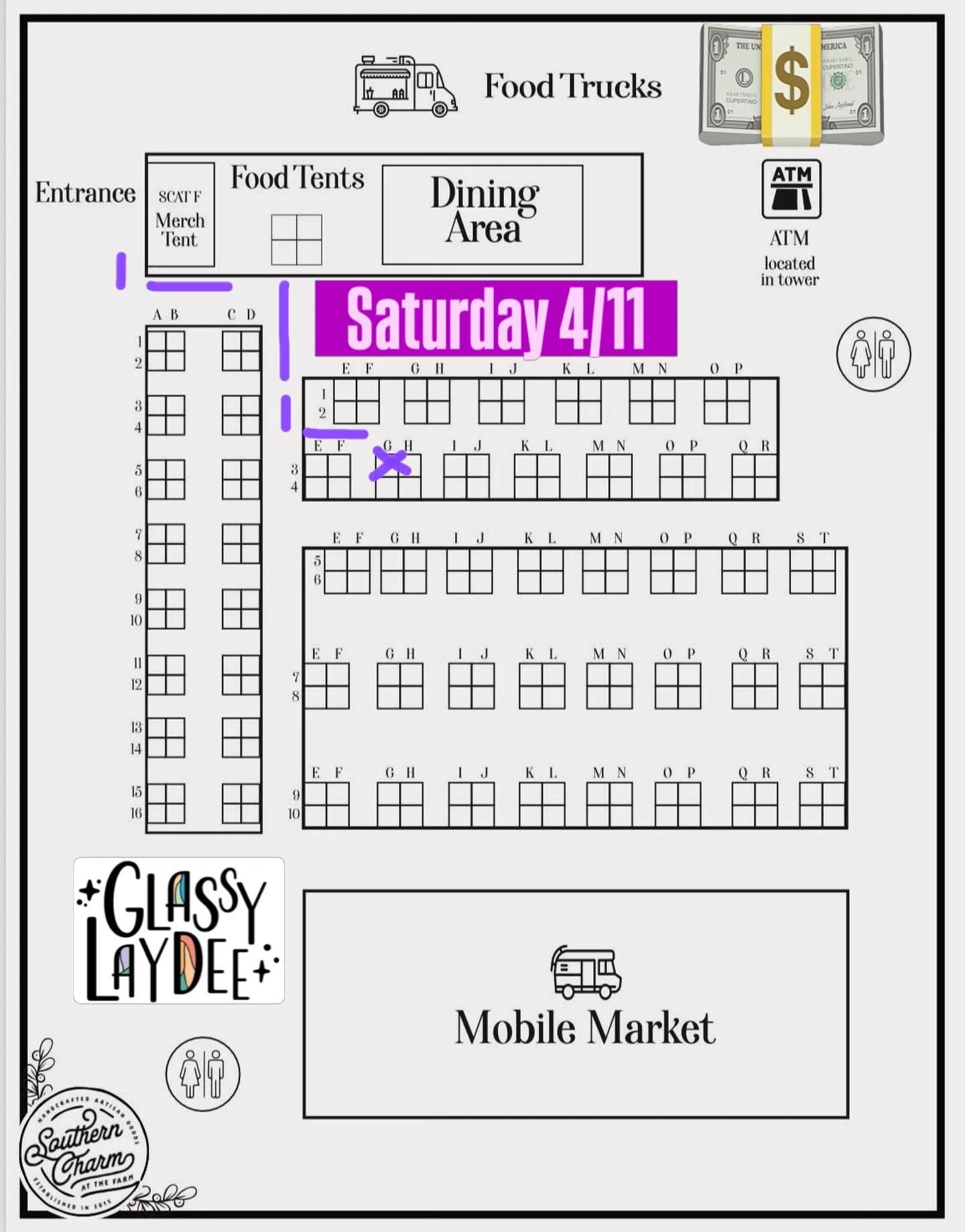 Come out to @farmingtondragway , Saturday April 11, for a beautiful day of shopping with @southerncharmatthefarm and all the fabulous vendors! Lots of new stuff to see!