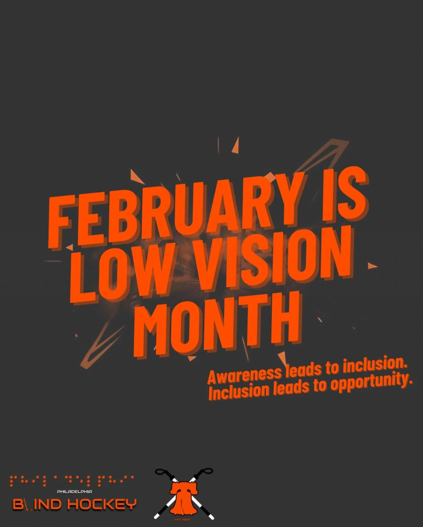 February is Low Vision Awareness Month.
Blind hockey shows what&rsquo;s possible when accessibility meets opportunity.

Low vision affects people of all ages and looks different for every athlete&mdash;but with the right supports, players with low vi