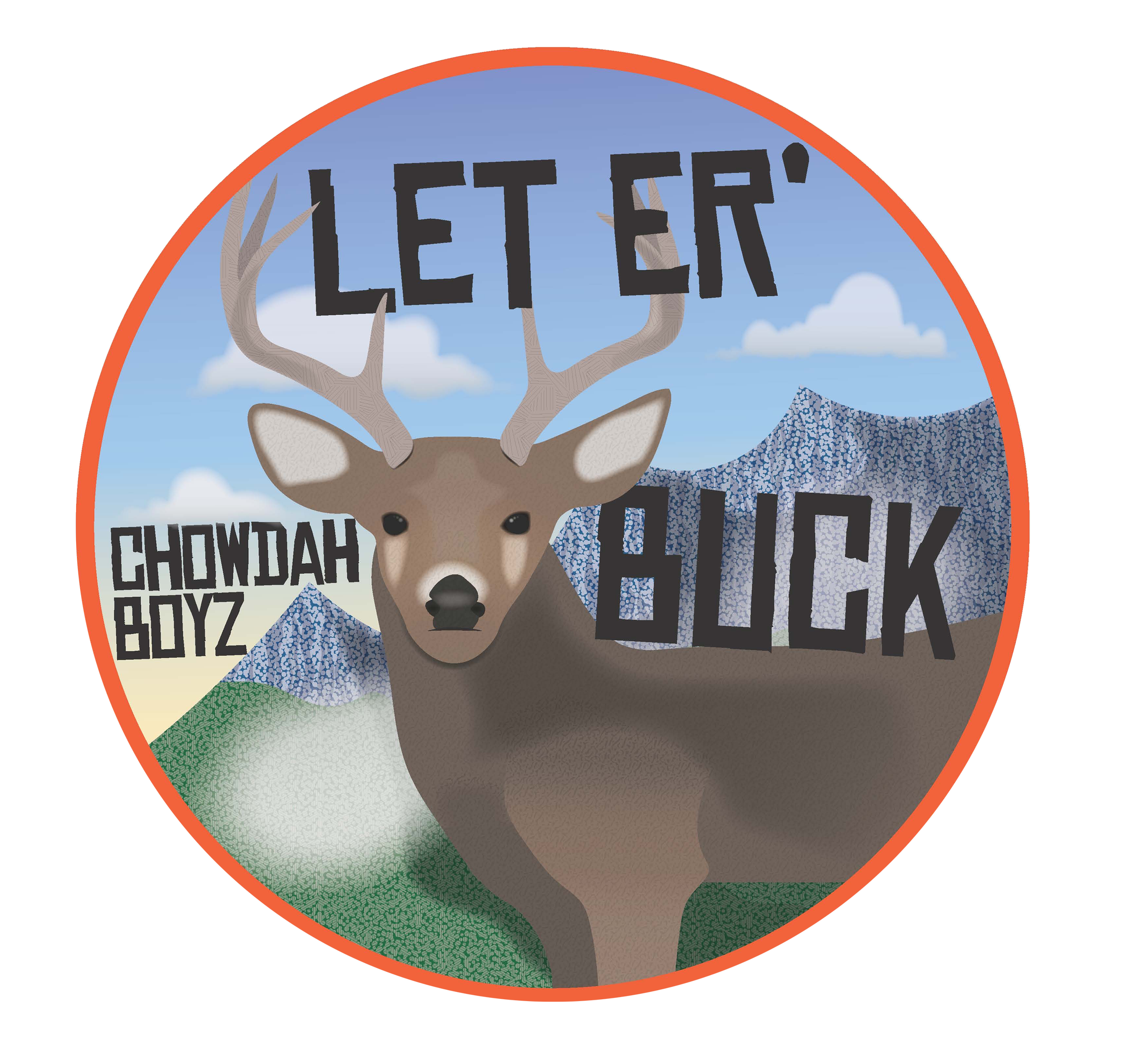 Let Er Buck Sticker