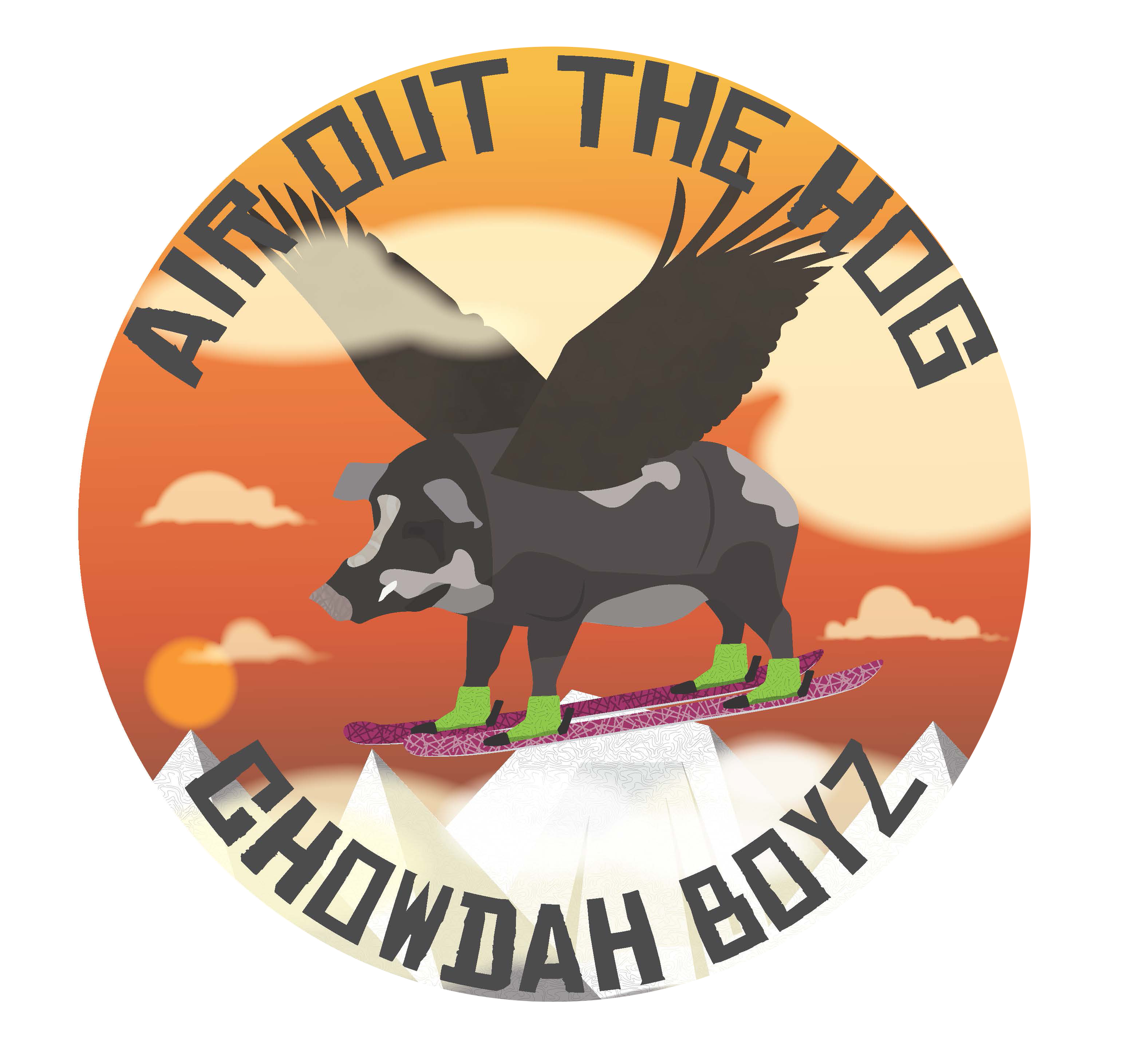 Air Out The Hog Sticker