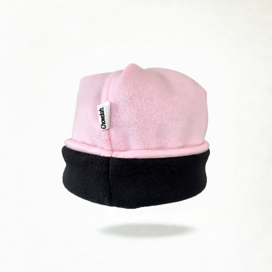 Chowdah Hats- Pink and Black.png