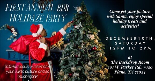 Don&rsquo;t miss out on your First Annual Christmas Party on December 10th from 12pm -2pm. Looking forward to seeing y&rsquo;all.

Link in Bio for More Information.
