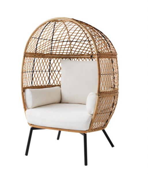 Gardens Ventura Boho Stationary Wicker Egg Chair