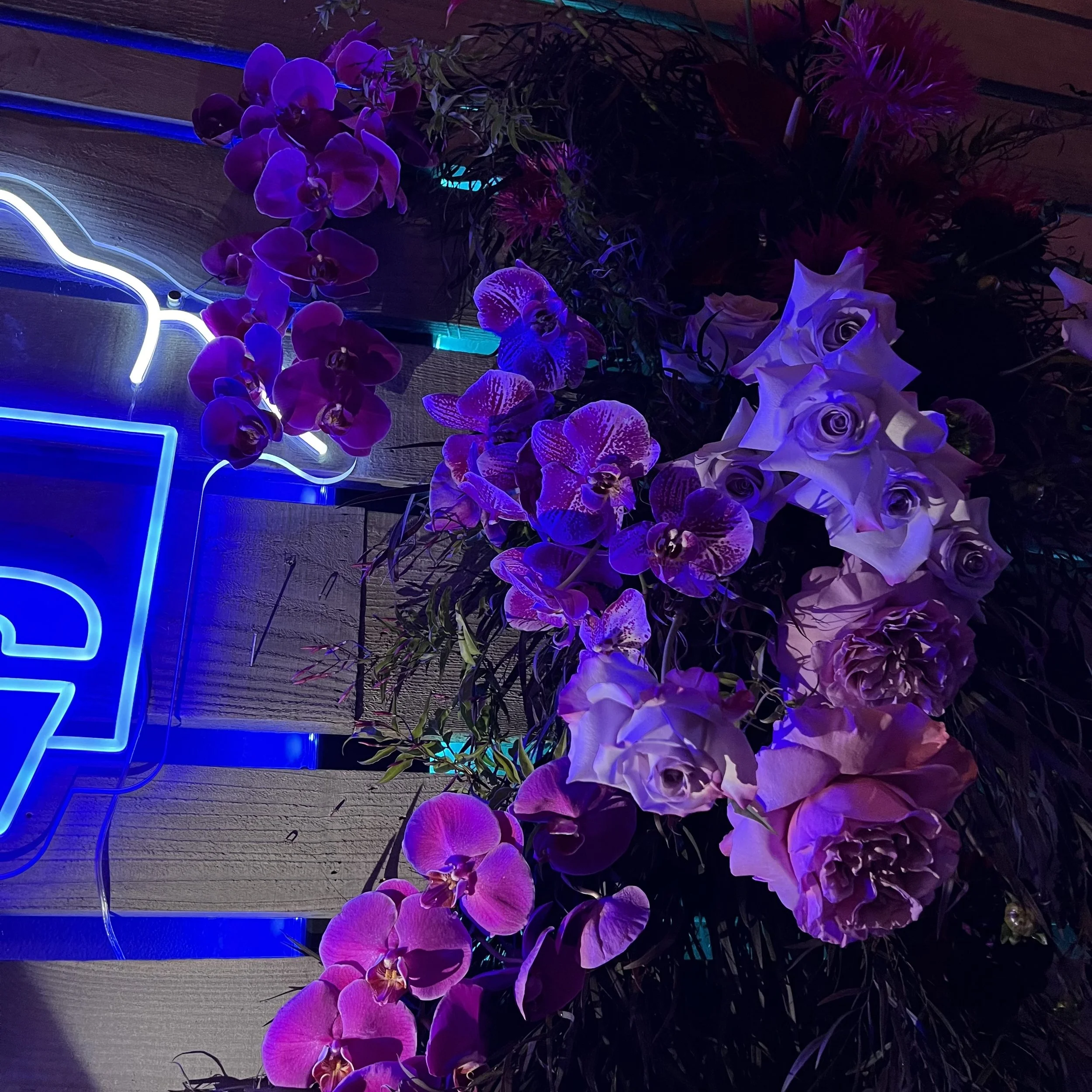 floral display installation park city utah sundance wedding event florist deer valley