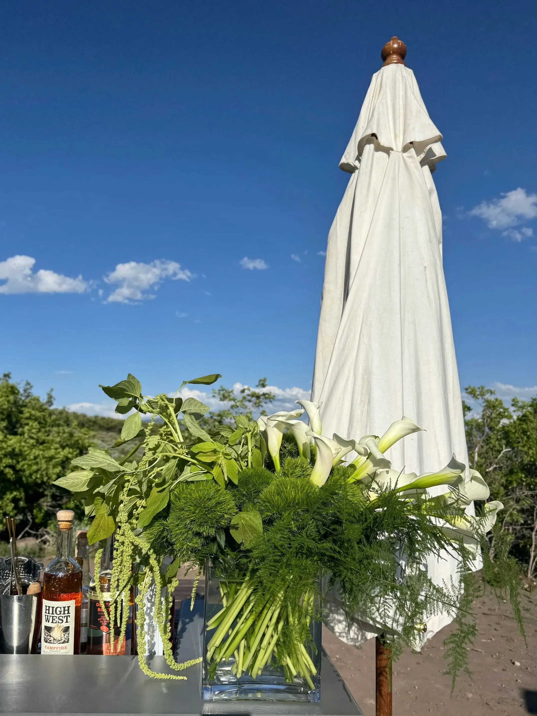 blue sky park city utah corporate florist event flowers