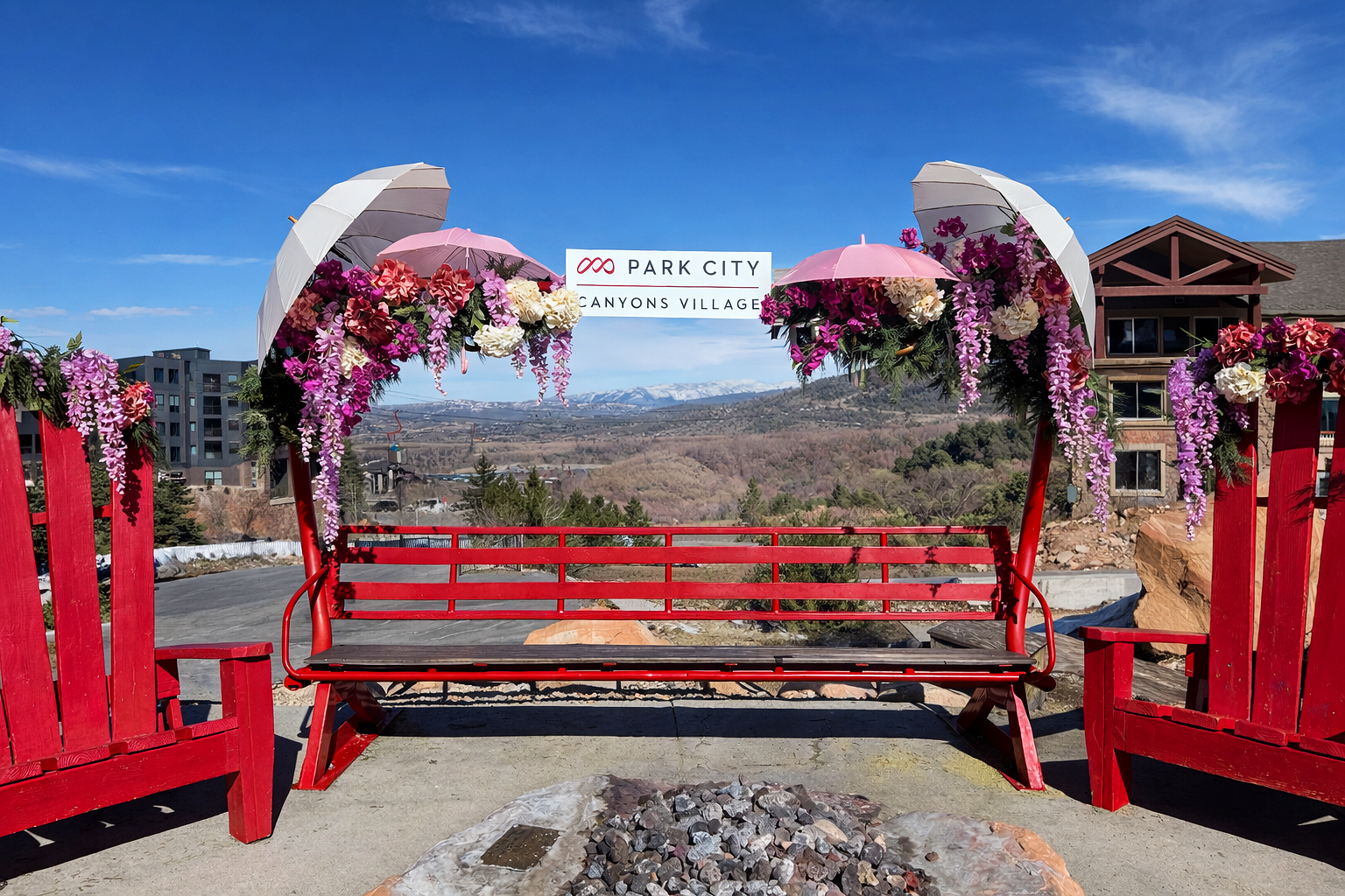 mo and co floral corporate events park city florist floral greenery installation decor utah midway heber city kamas montage deer valley 