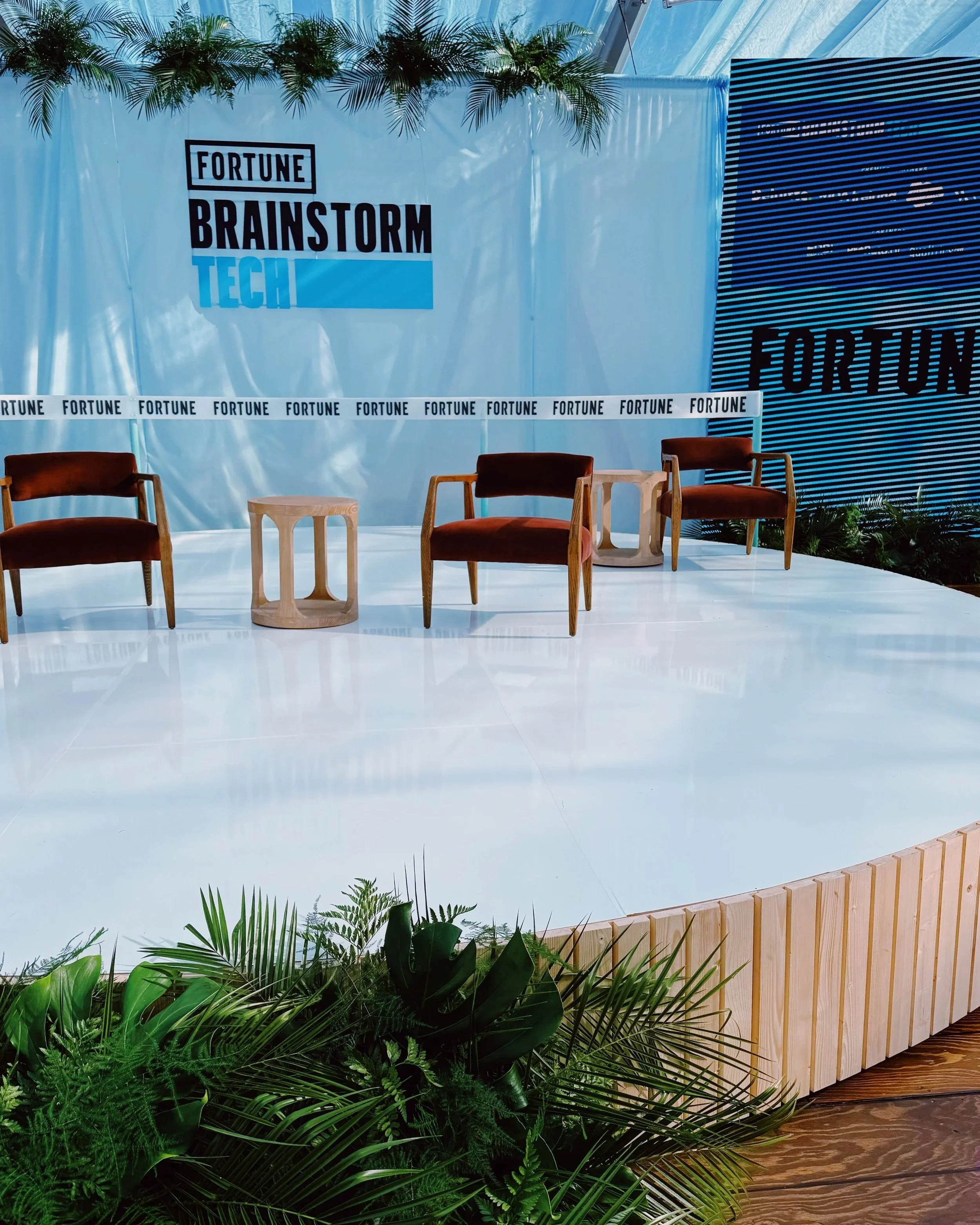 corporate events park city florist floral greenery installation decor utah midway heber city kamas montage deer valley