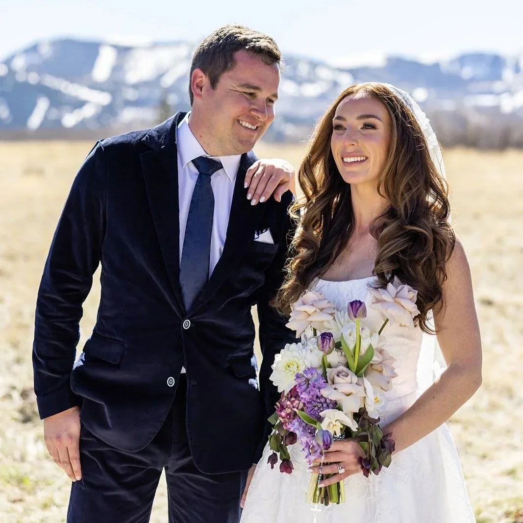 park city mountain elopement wedding florist purple white lavender floral moandcofloral bridal bouquet