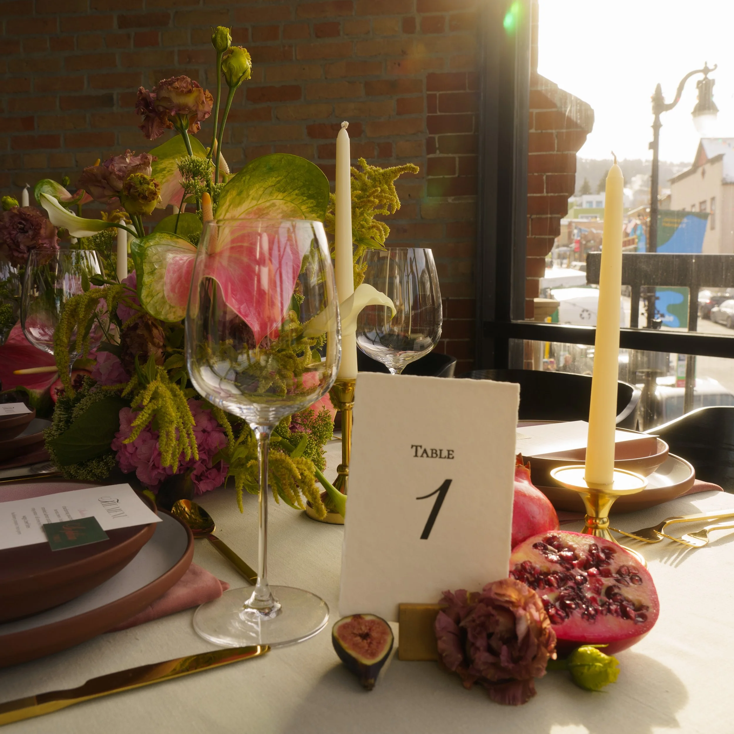 event florist tablescape centerpiece wedding event editorial corporate sundance flowers park city utah mo and co floral