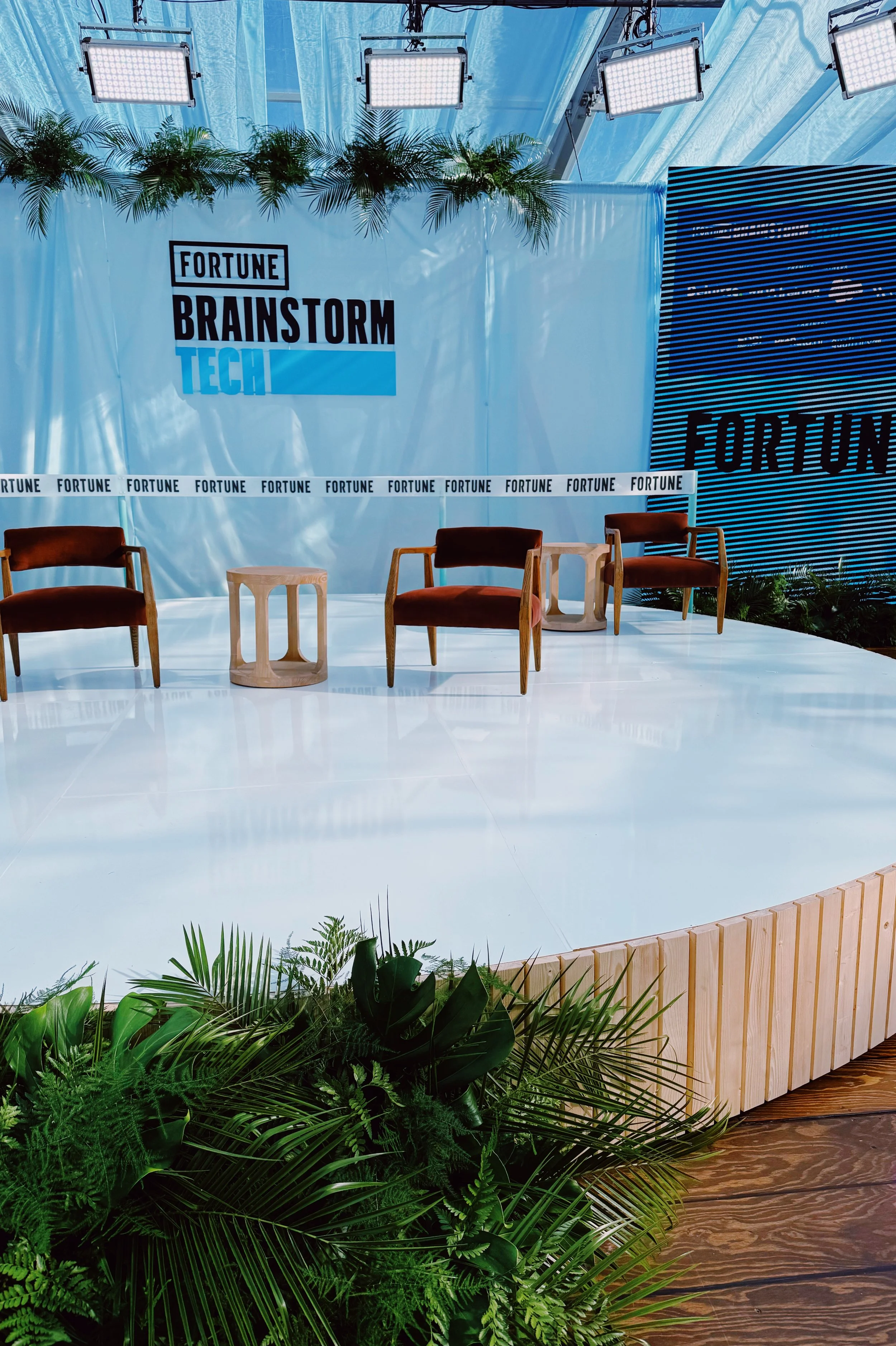 corporate events park city florist floral greenery installation decor utah midway heber city kamas montage deer valley