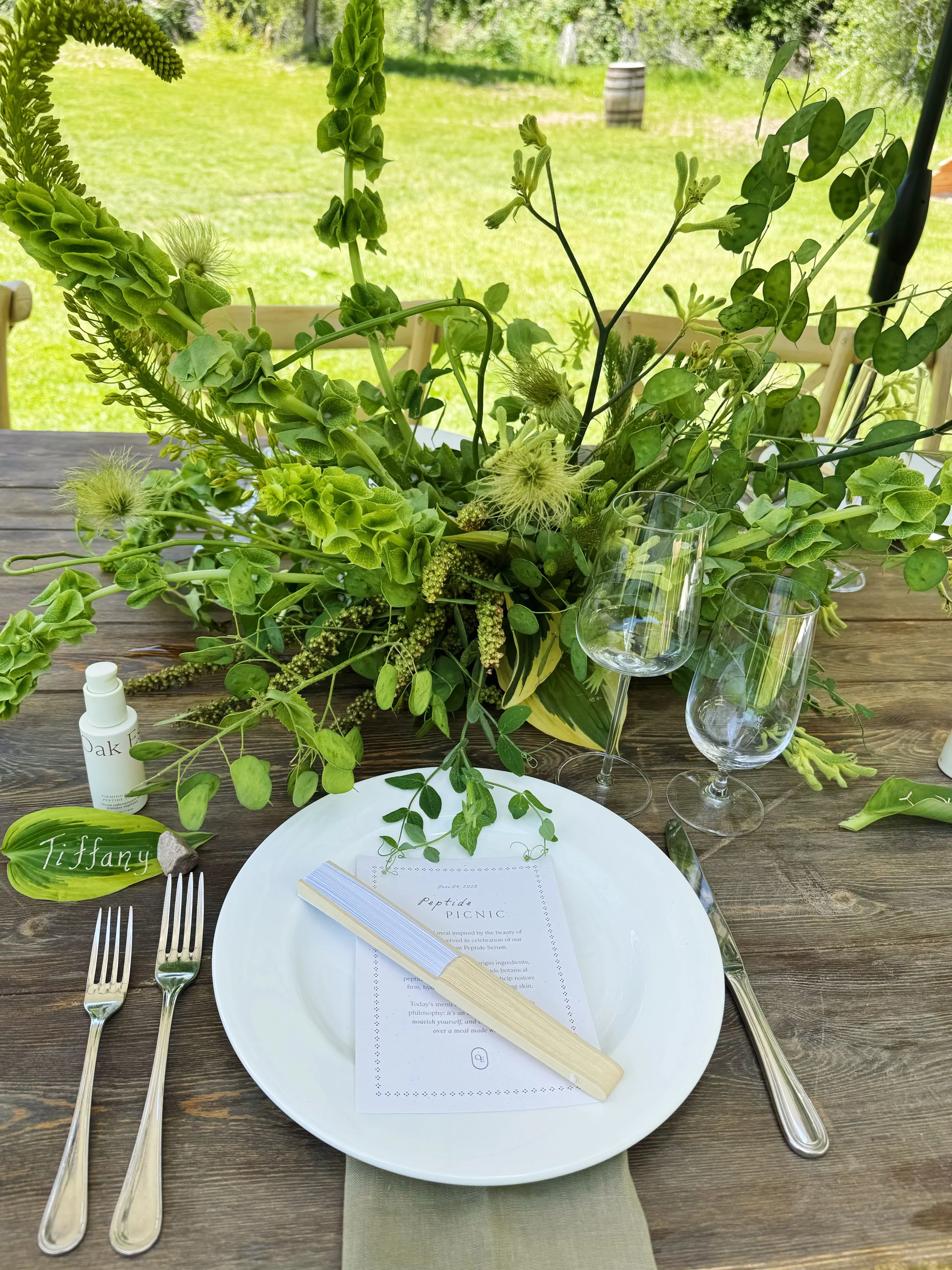 blue sky park city utah corporate florist event flowers