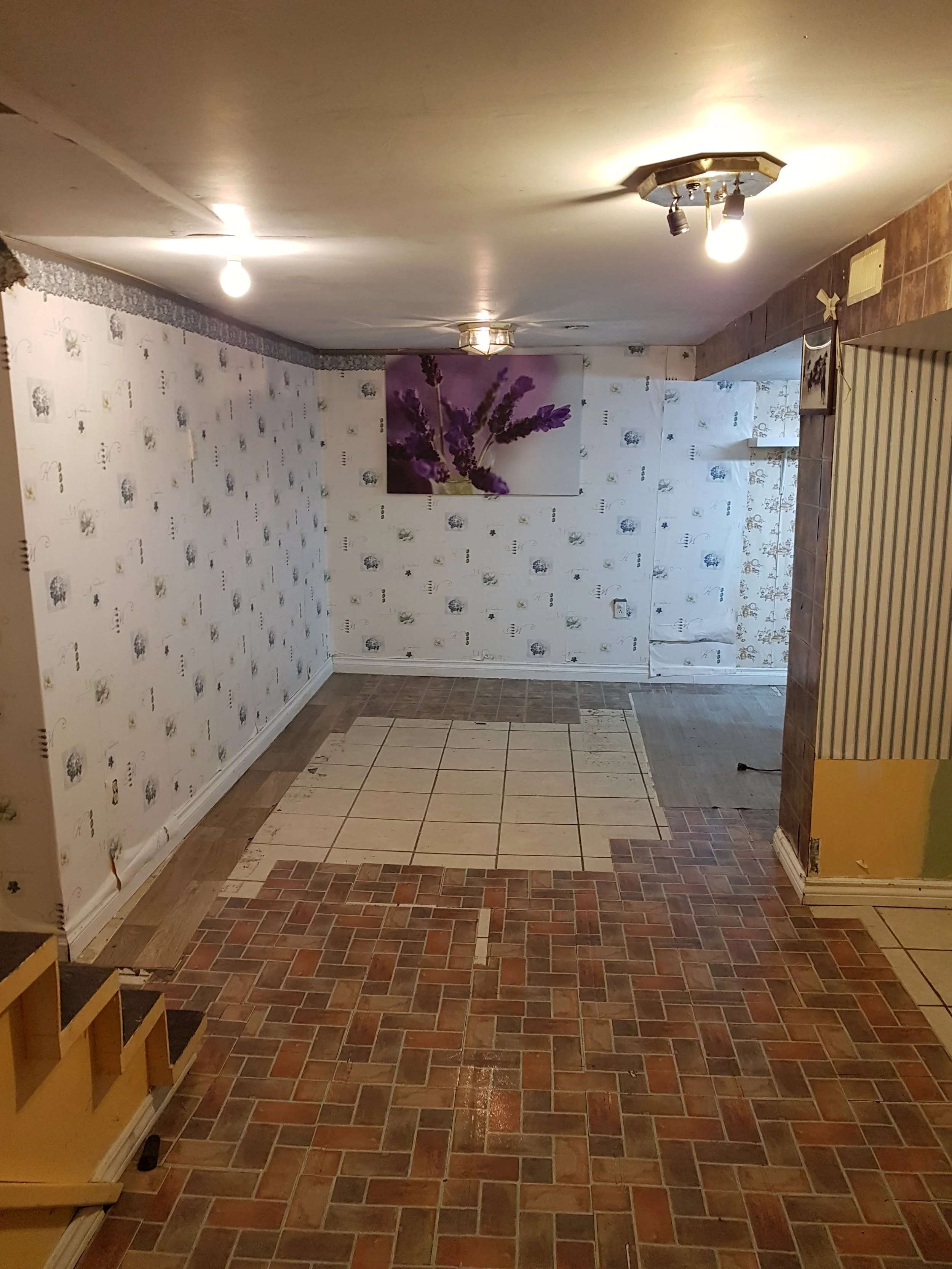 Living Area Before