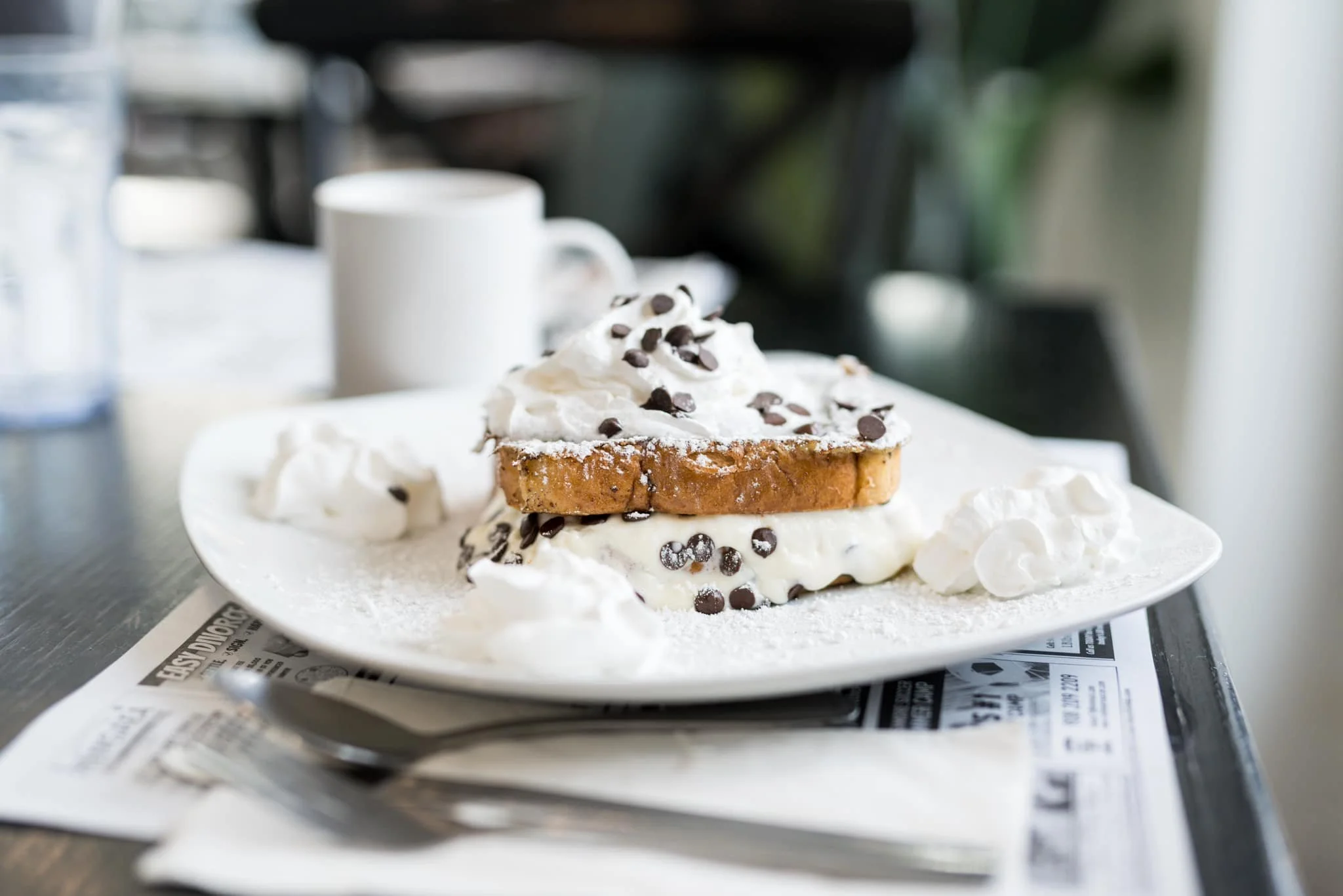 stuffed french toast at scojo's eatery 