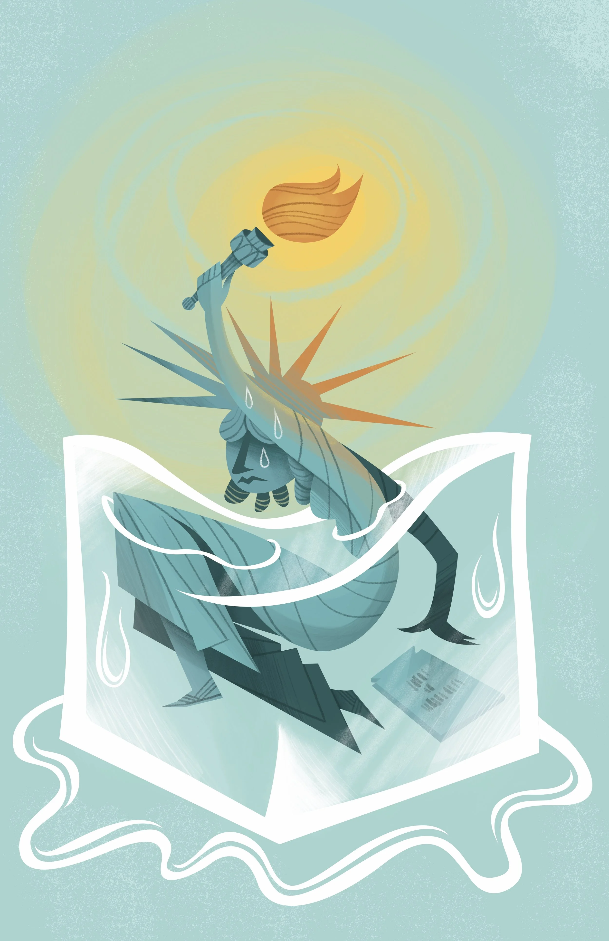 Ice Evaporates With Heat