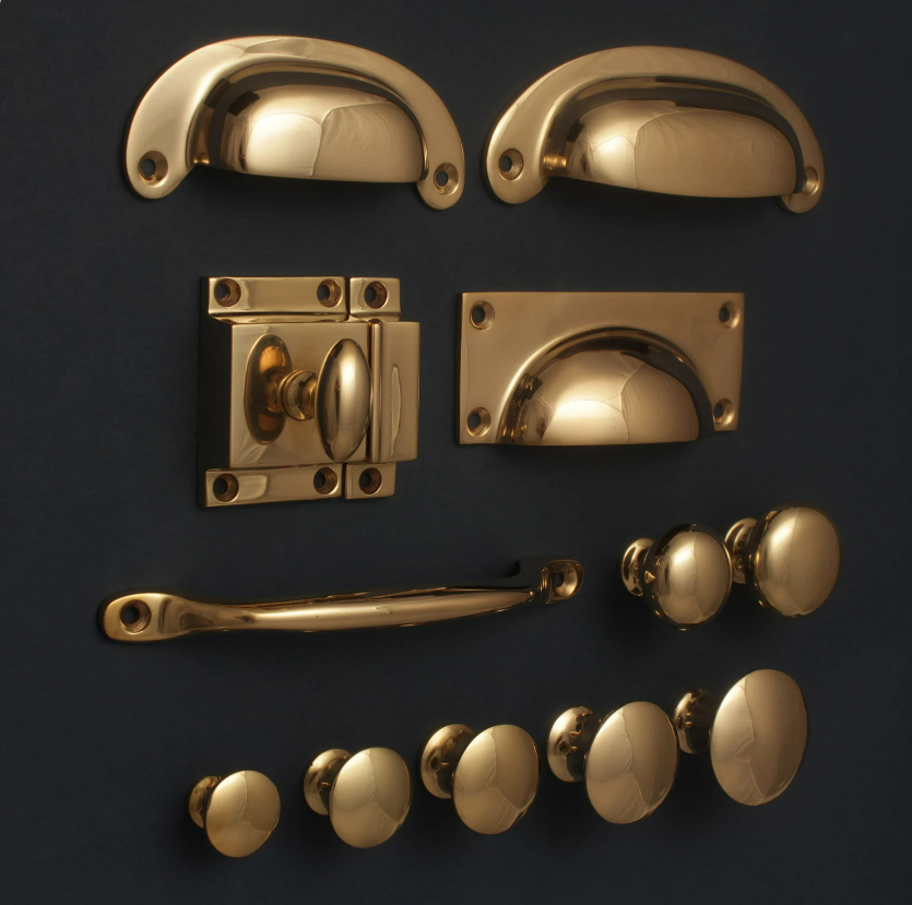 Polished Bronze Cabinet Handles &amp; Knobs