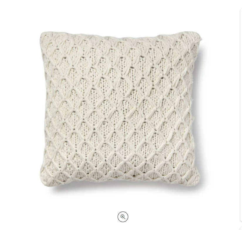 Knit Decorative Square Pillow
