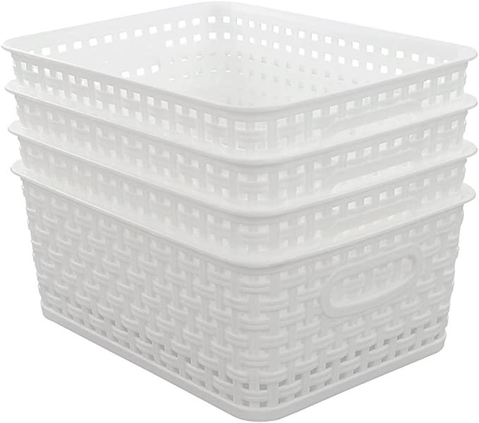 Plastic Storage Weave Basket