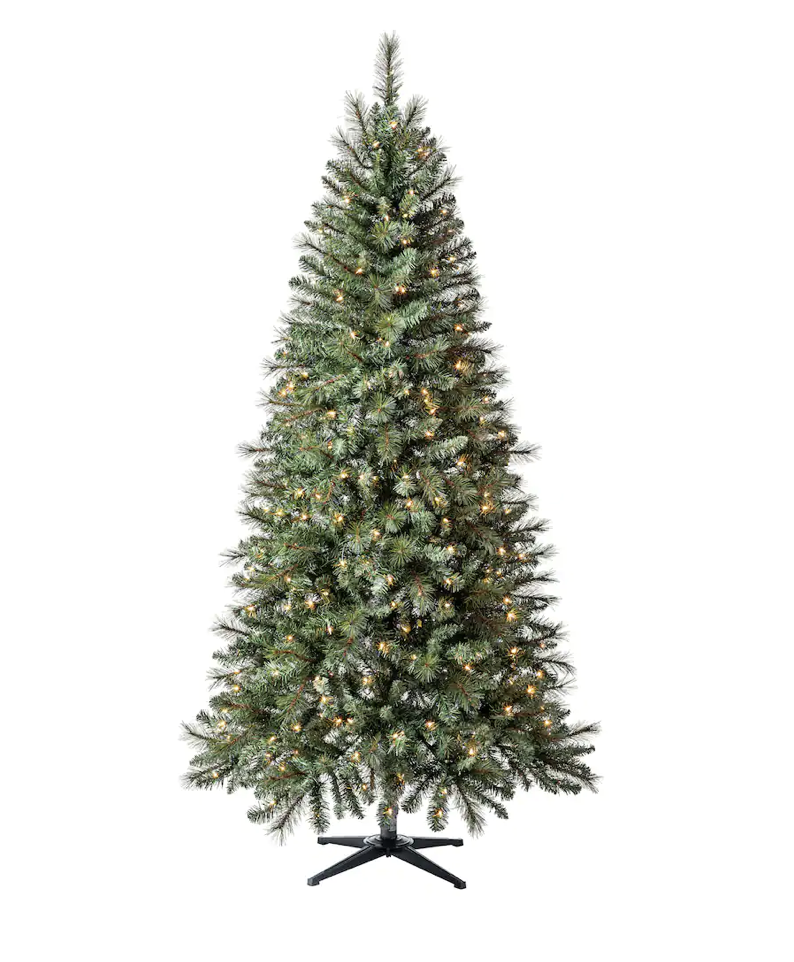 7ft Pre-Lit Willow Christmas Tree