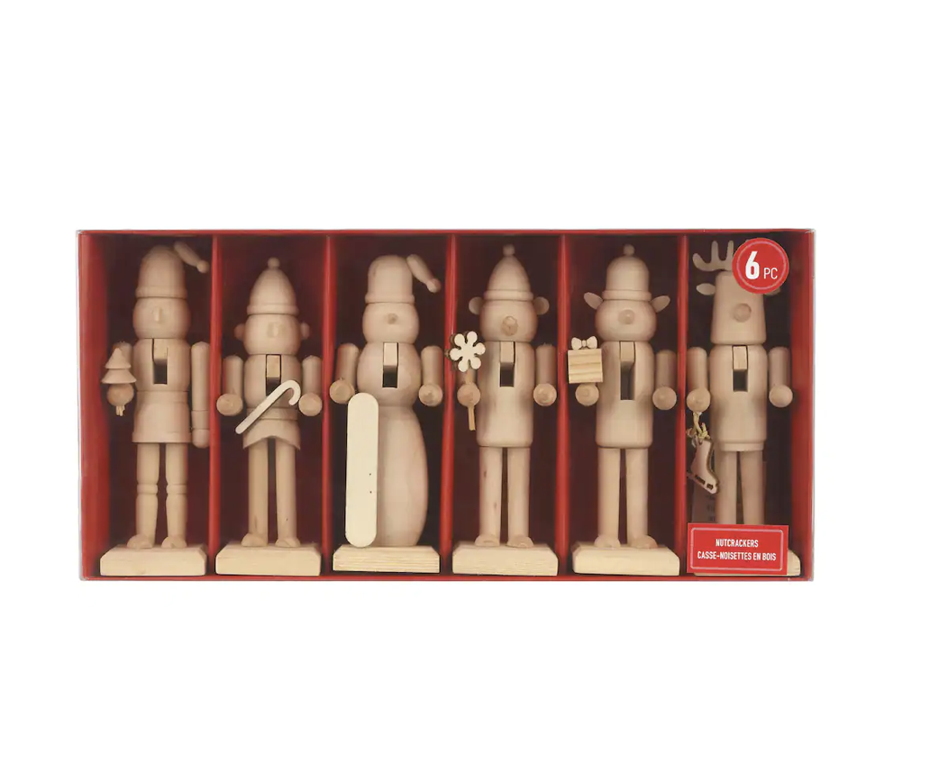 Mini Wooden Nutcrackers