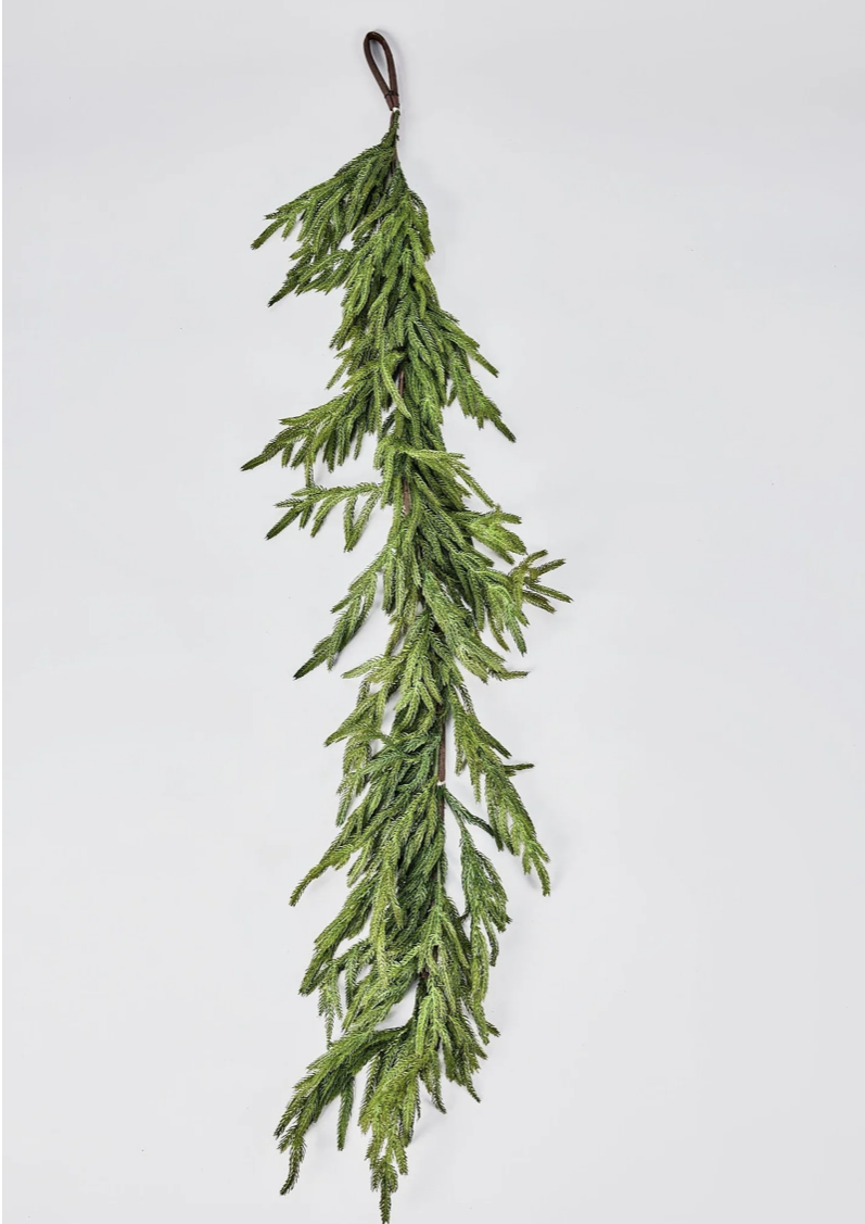 The Original Afloral Real Touch Norfolk Pine Garland - 5 ft.