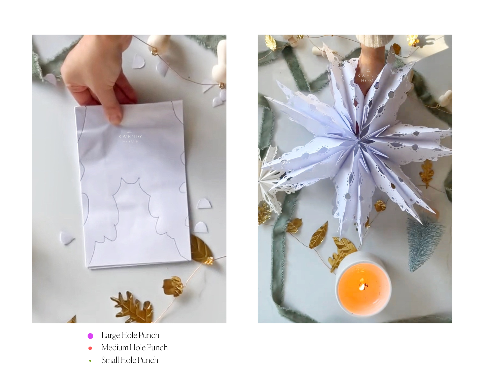 DIY Paper Snowflakes - Template 5