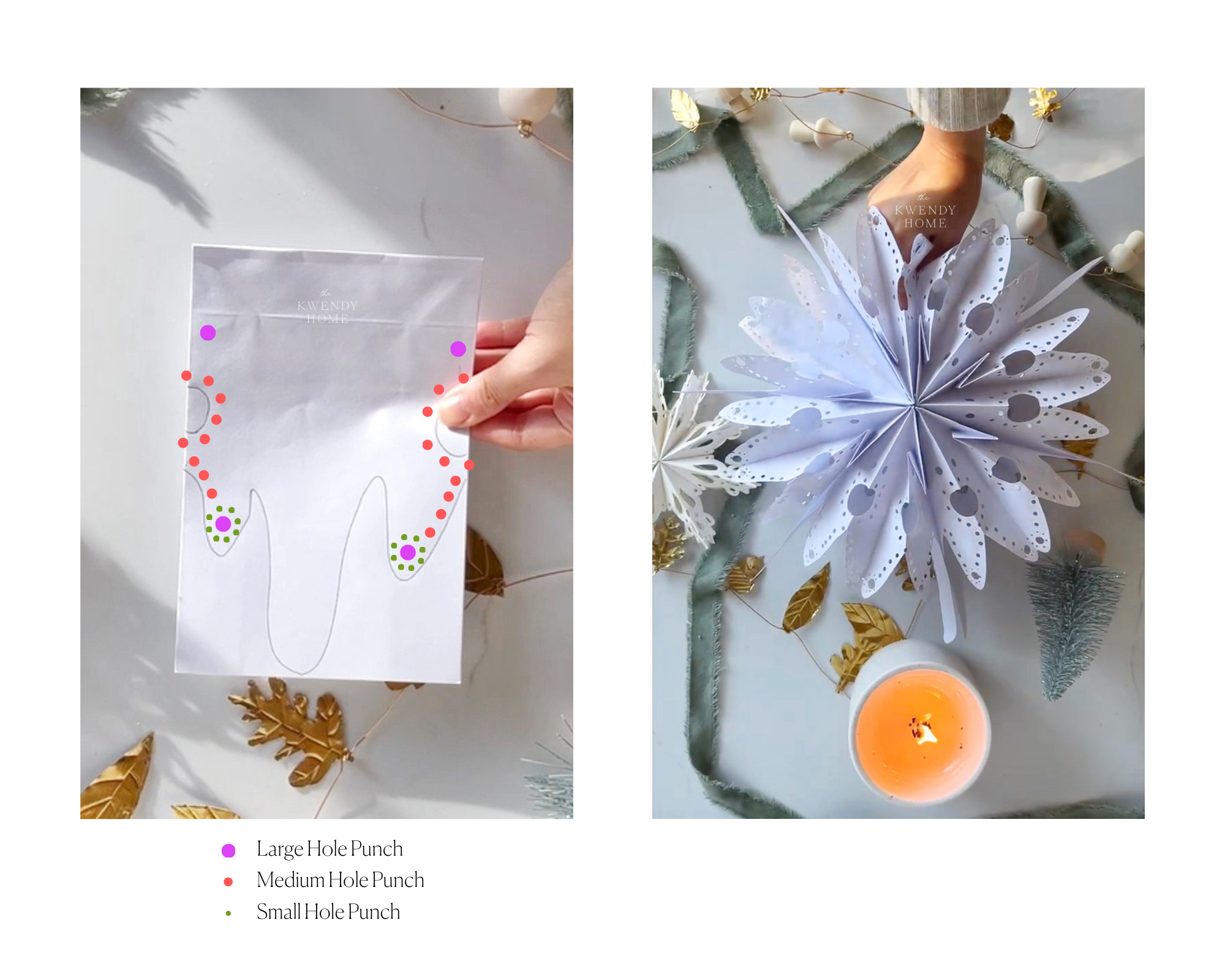 DIY Paper Snowflakes - Template 6