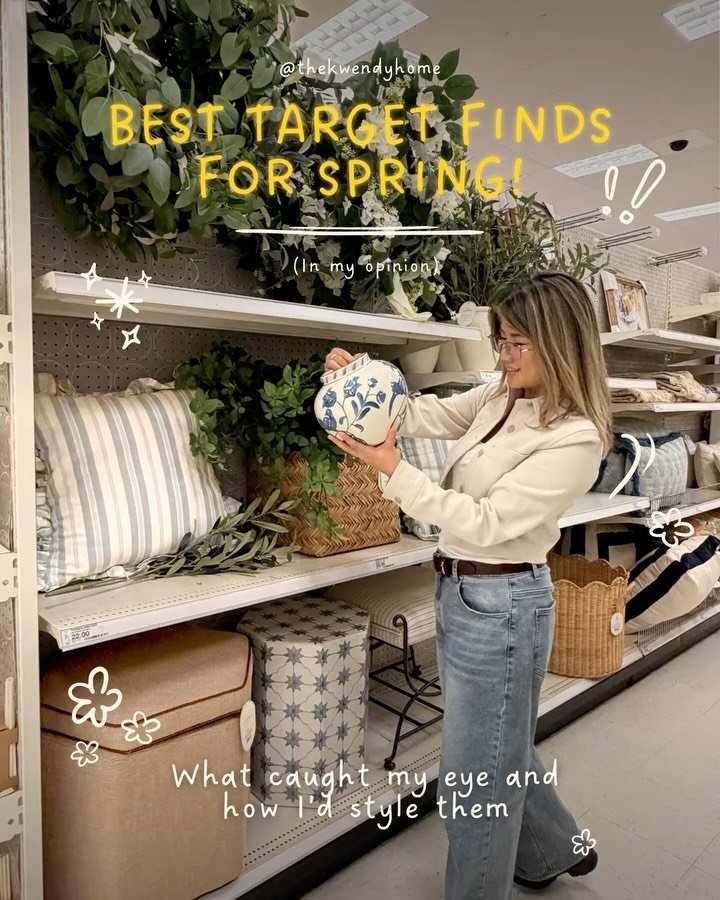 These are what caught my eye at Target for spring 2026! The iron ottoman and those lamps are so good! Comment &ldquo;link&rdquo; to get all the links sent to your inbox!

What&rsquo;s your most recent favourite Target find? 

#Targetfinds #Target #ho