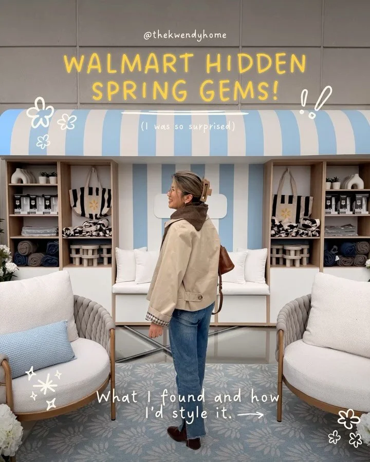 These are my picks from Walmart and I was surprised at how many fun pieces are out for spring. I can totally see that fluted pedestal for the &ldquo;lip gloss bowl&rdquo; trend I&rsquo;ve been seeing! 

Comment &ldquo;link&rdquo; to get all the links