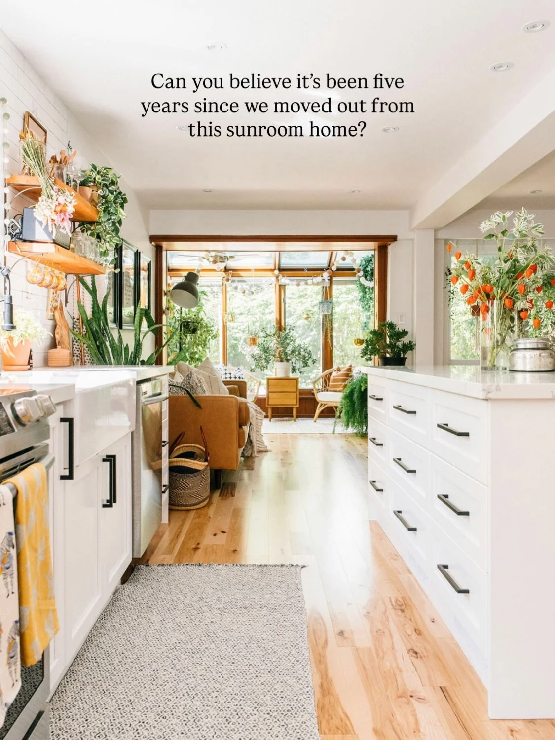 My phone showed me that we moved out of this home five years ago and I went down memory lane. I will always be grateful for this home and the time we spent there. It was a soft space during hard times, it connected me with so many of you and gave me 