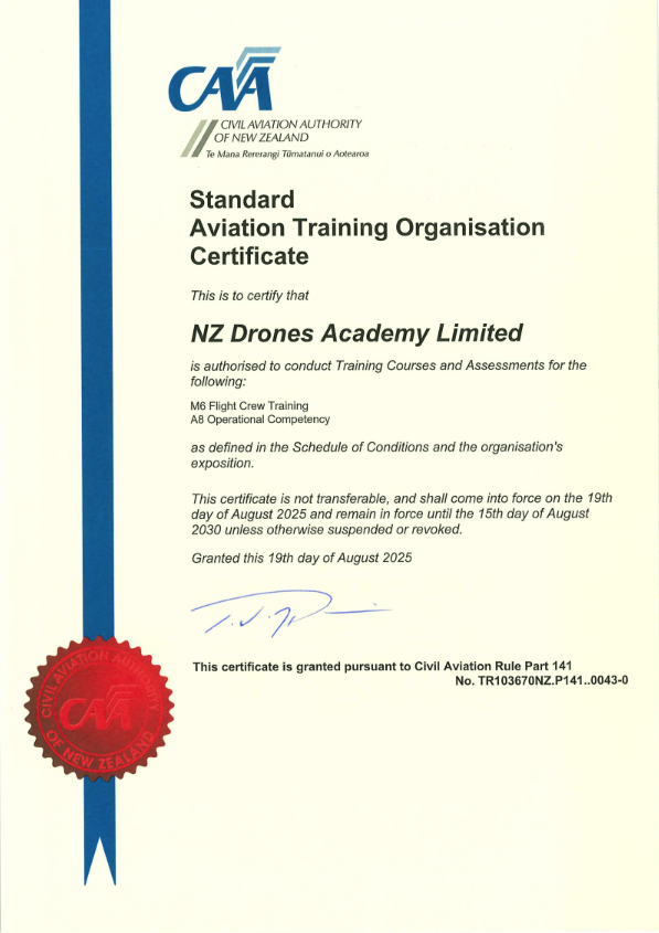 We’re proud to announce the launch of NZ Drones Academy