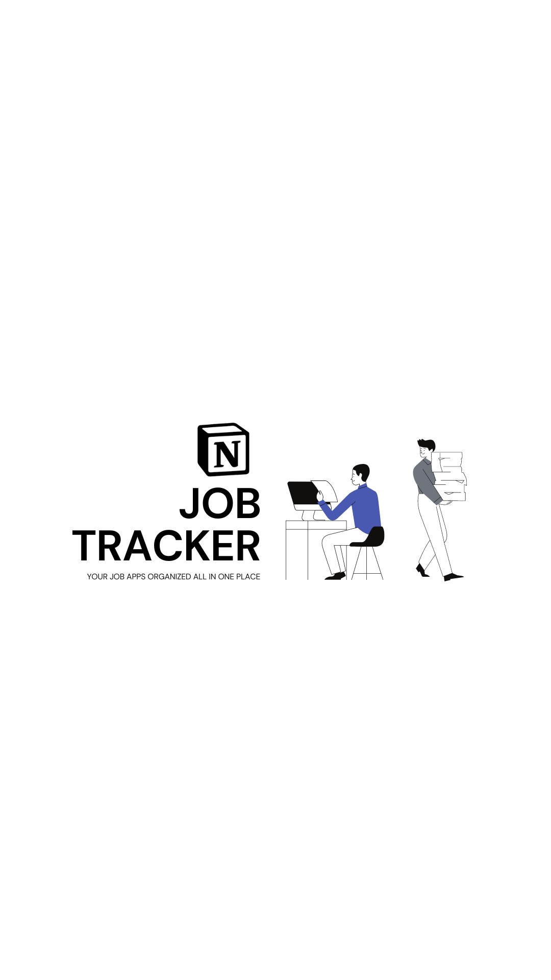 NARRATION & VIDEO | NOTION JOB TRACKER WALK-THROUGH | 2023