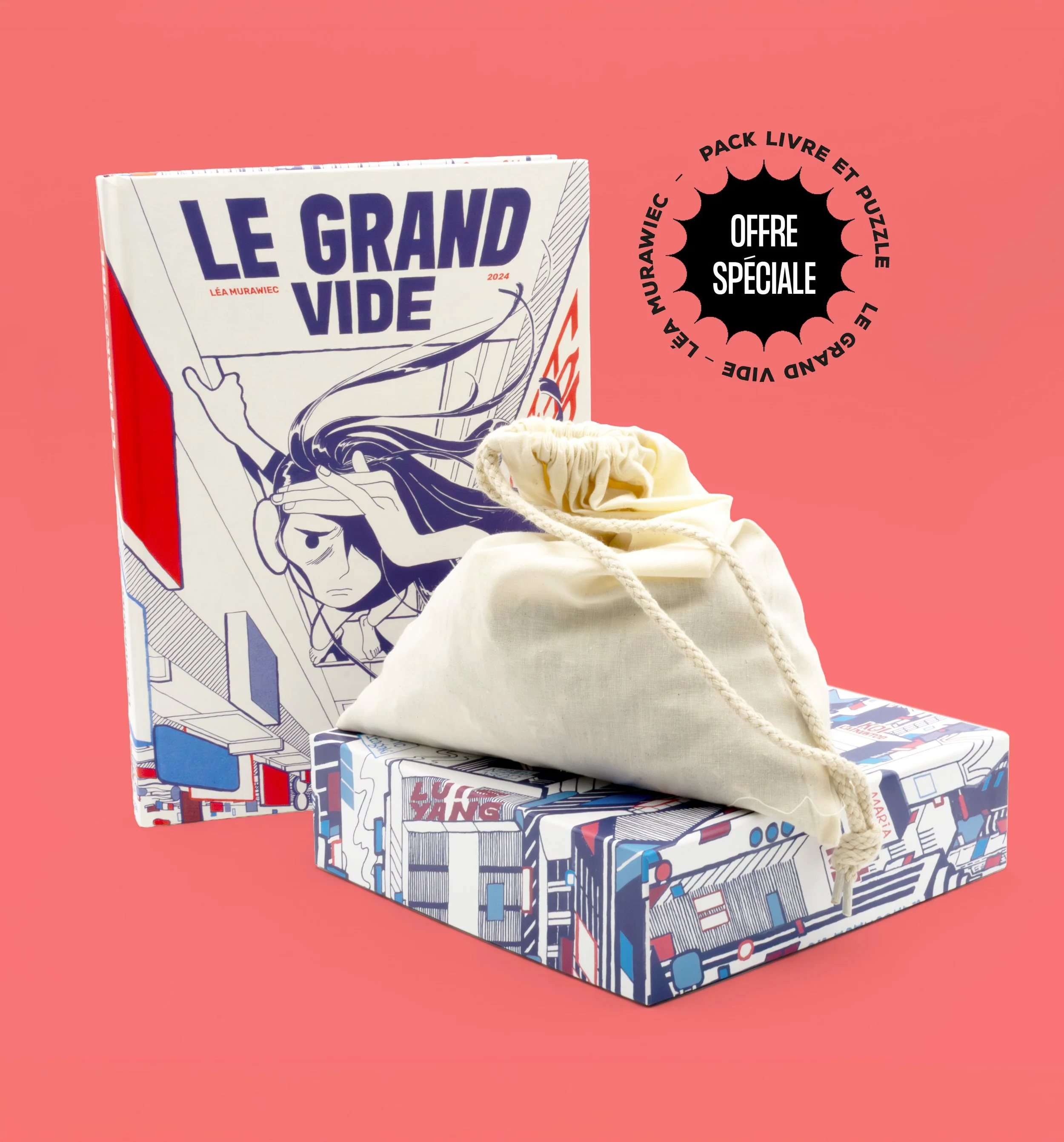 Bundle Le Grand vide - Léa Murawiec - {puzzle + livre}