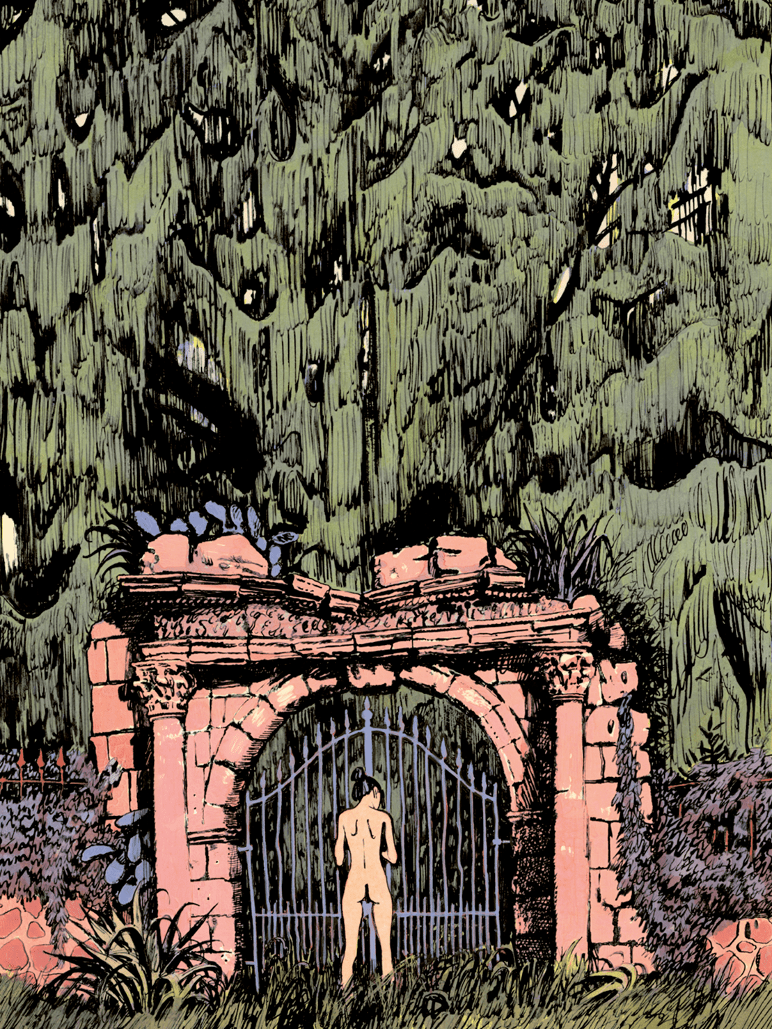 Portail - Blutch - {digigraphie}