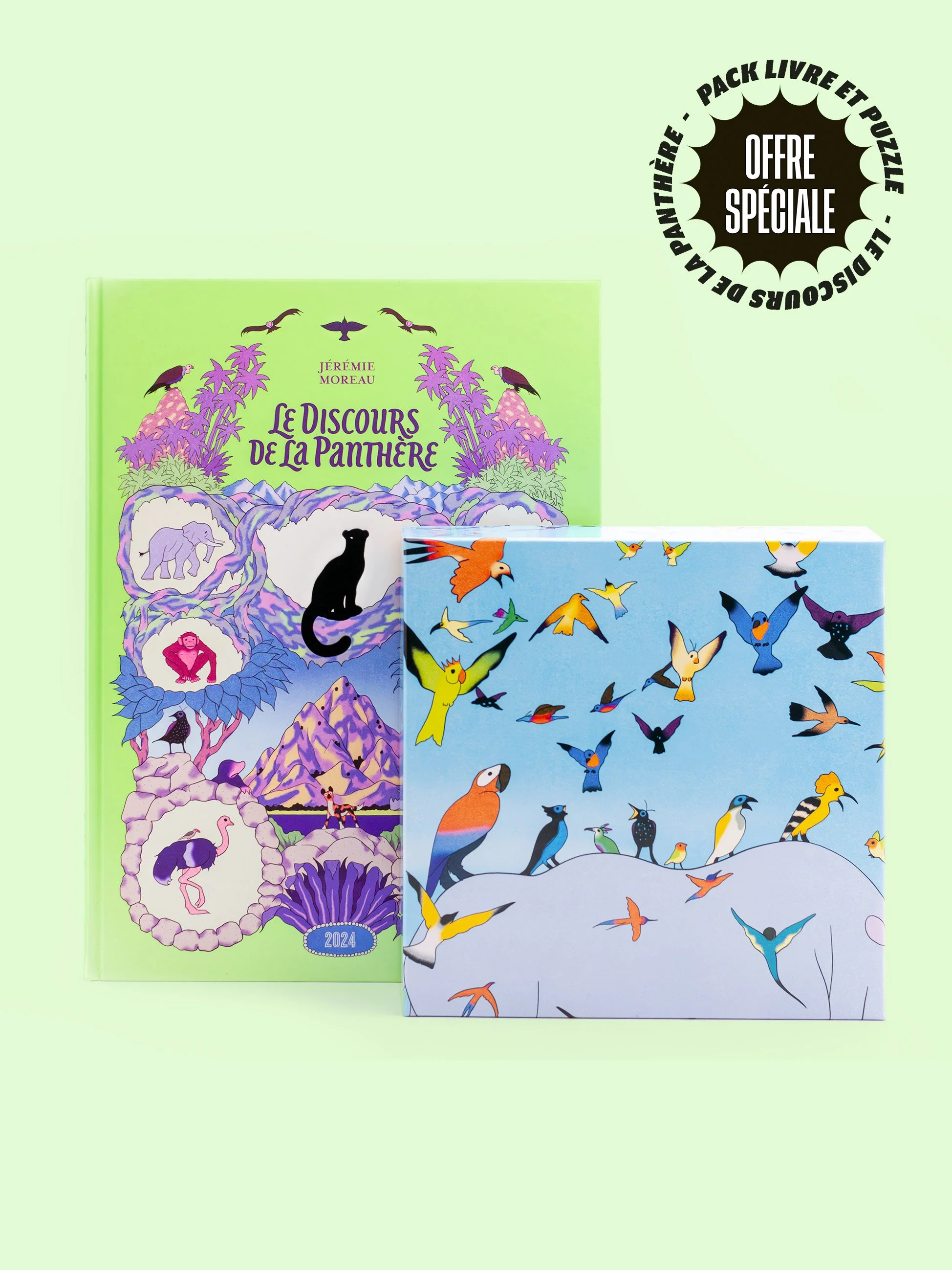 Bundle Le Discours de la Panthère - Jérémie Moreau - {puzzle + livre}