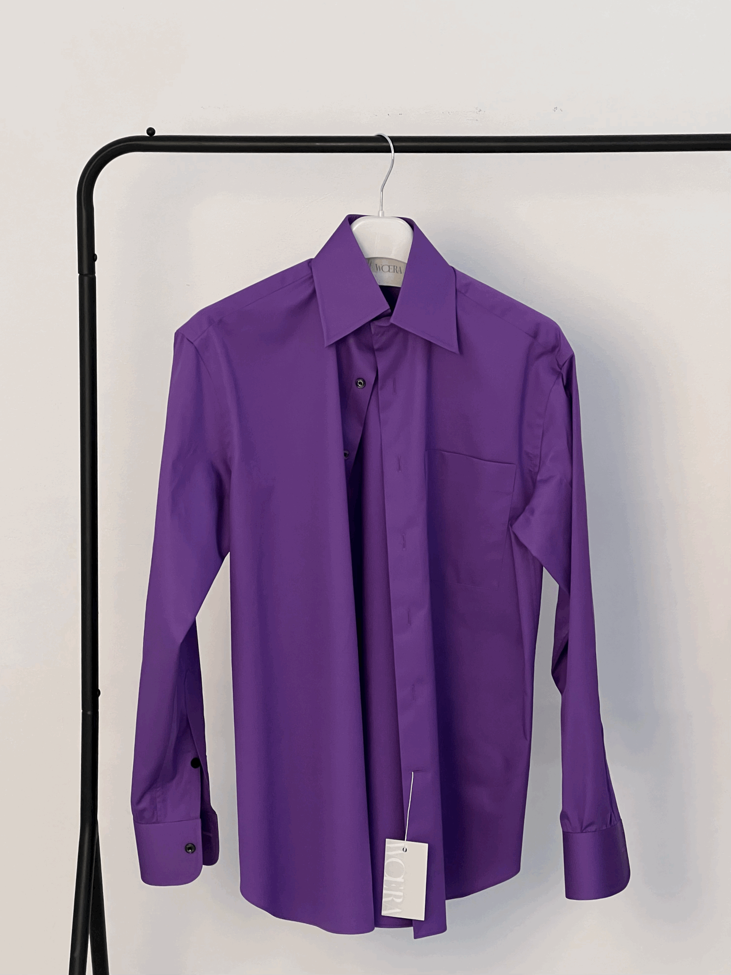 Classic Button Up Purple