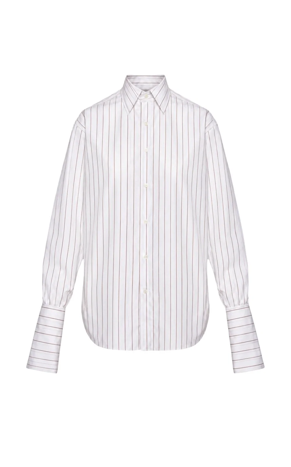 The Double Cuff - Brown Stripe
