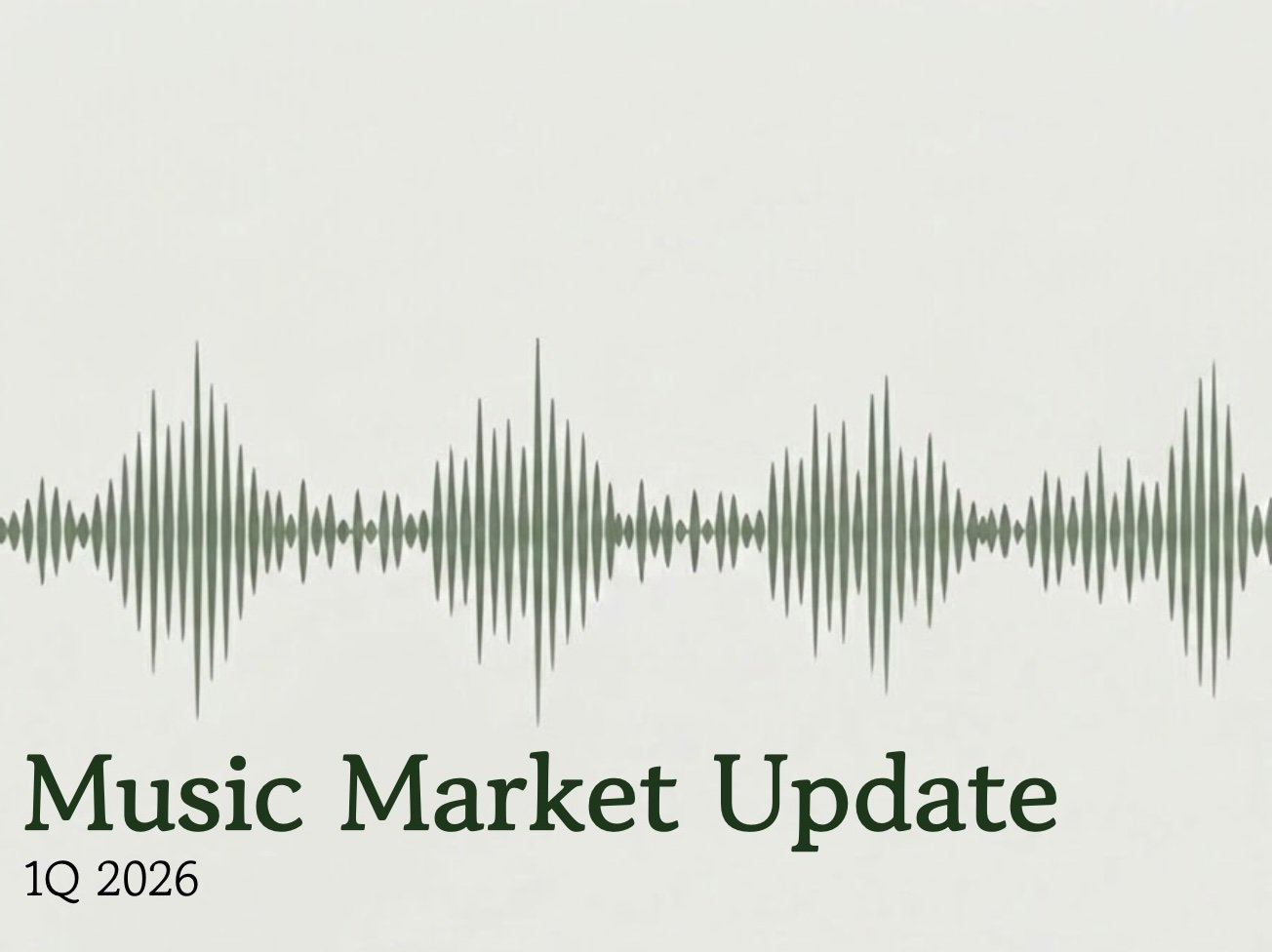 Music Market Update - 1Q 2026