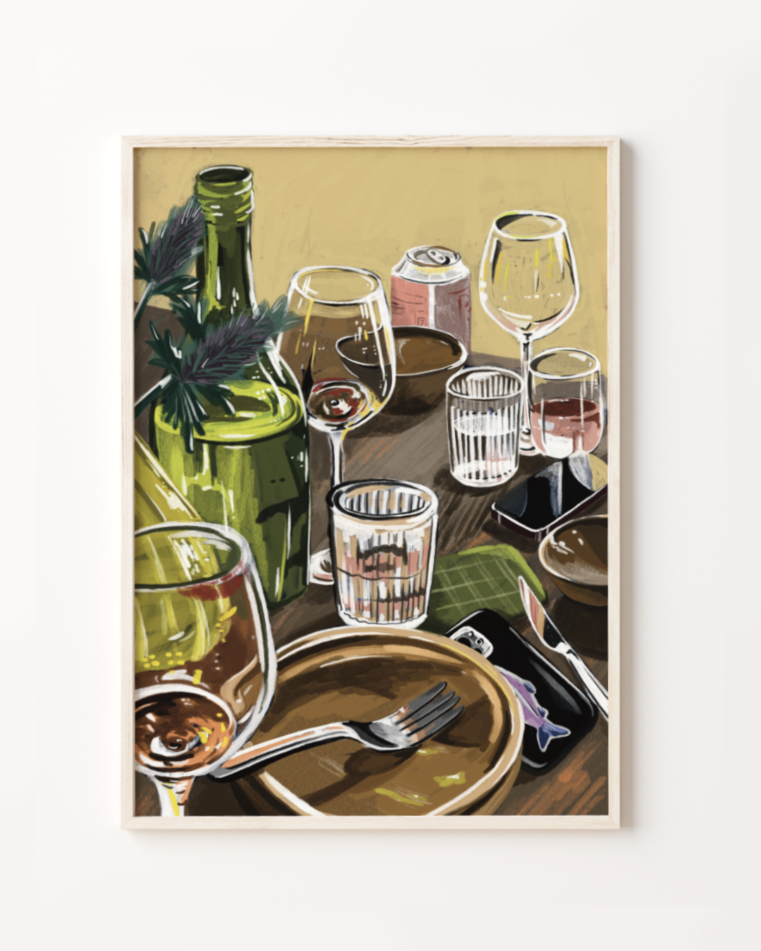 Mellom Glass - Art Print