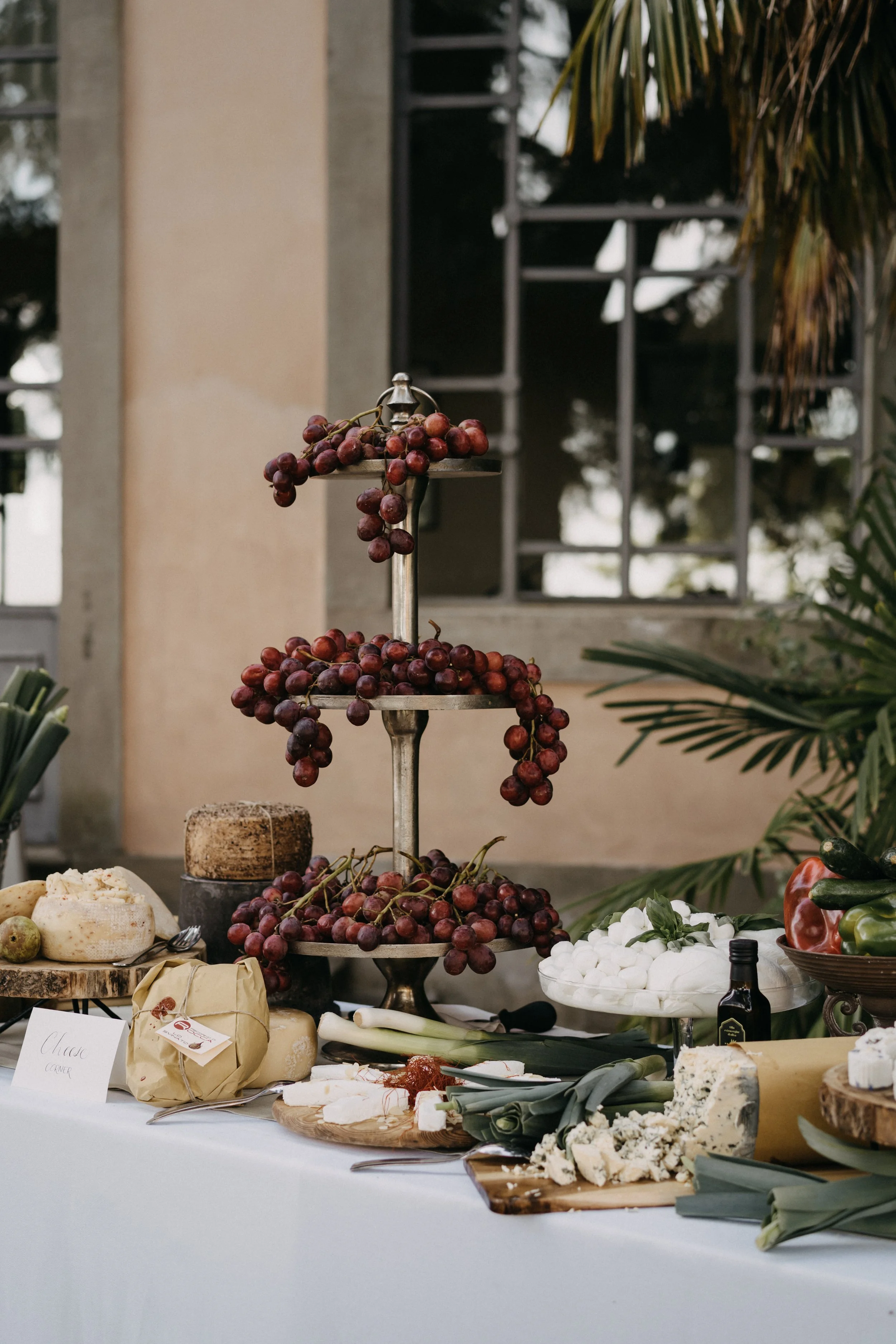 italian wedding cheese buffet