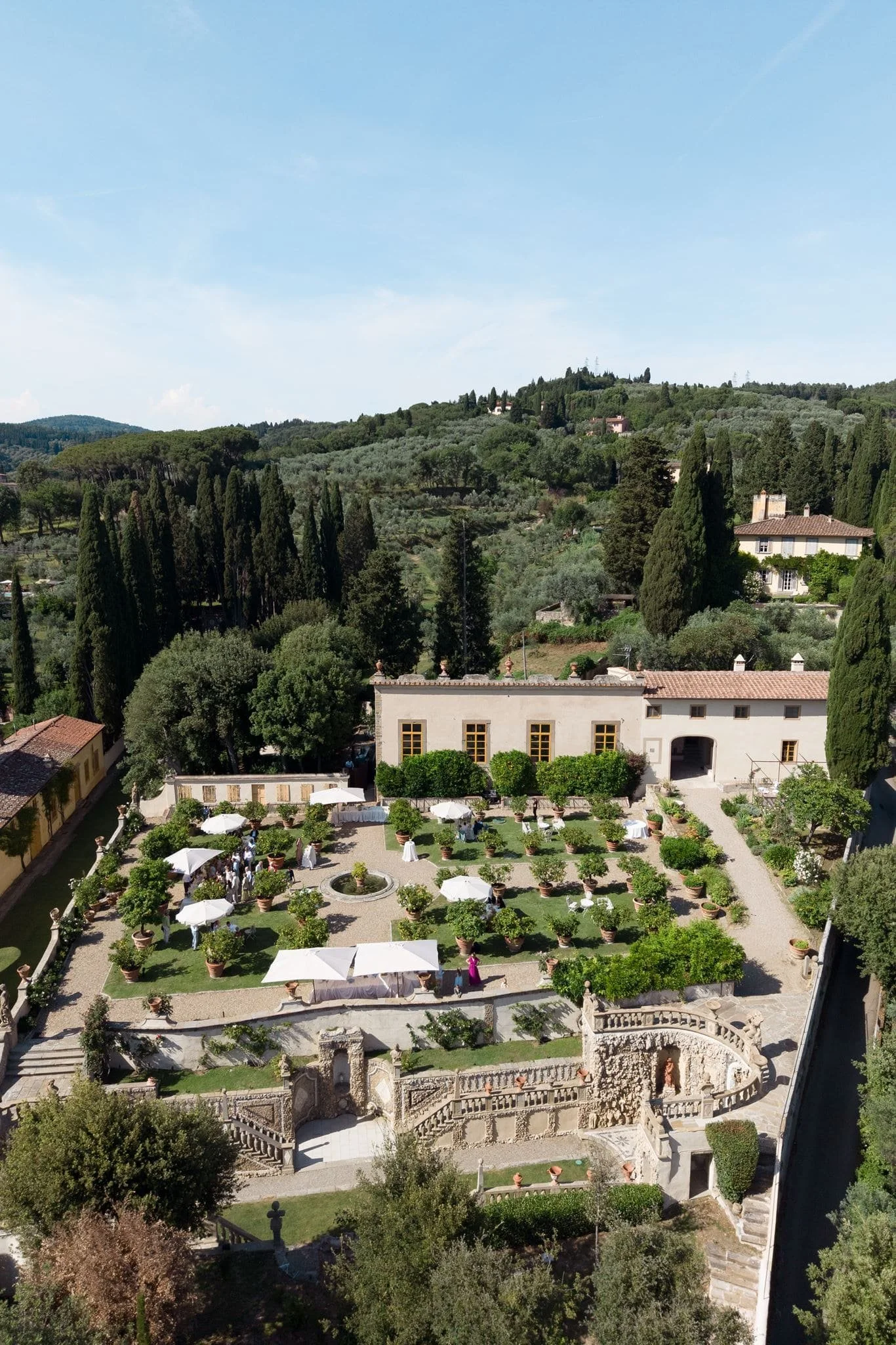 Welcome event at Villa Gamberaia