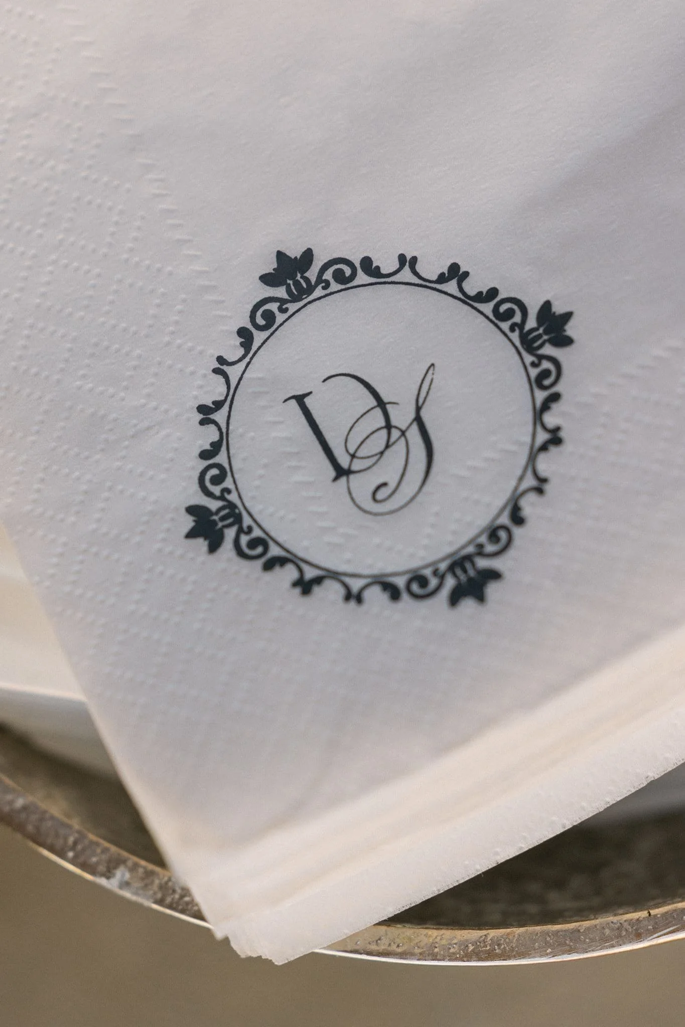 Pesonalized wedding napkins